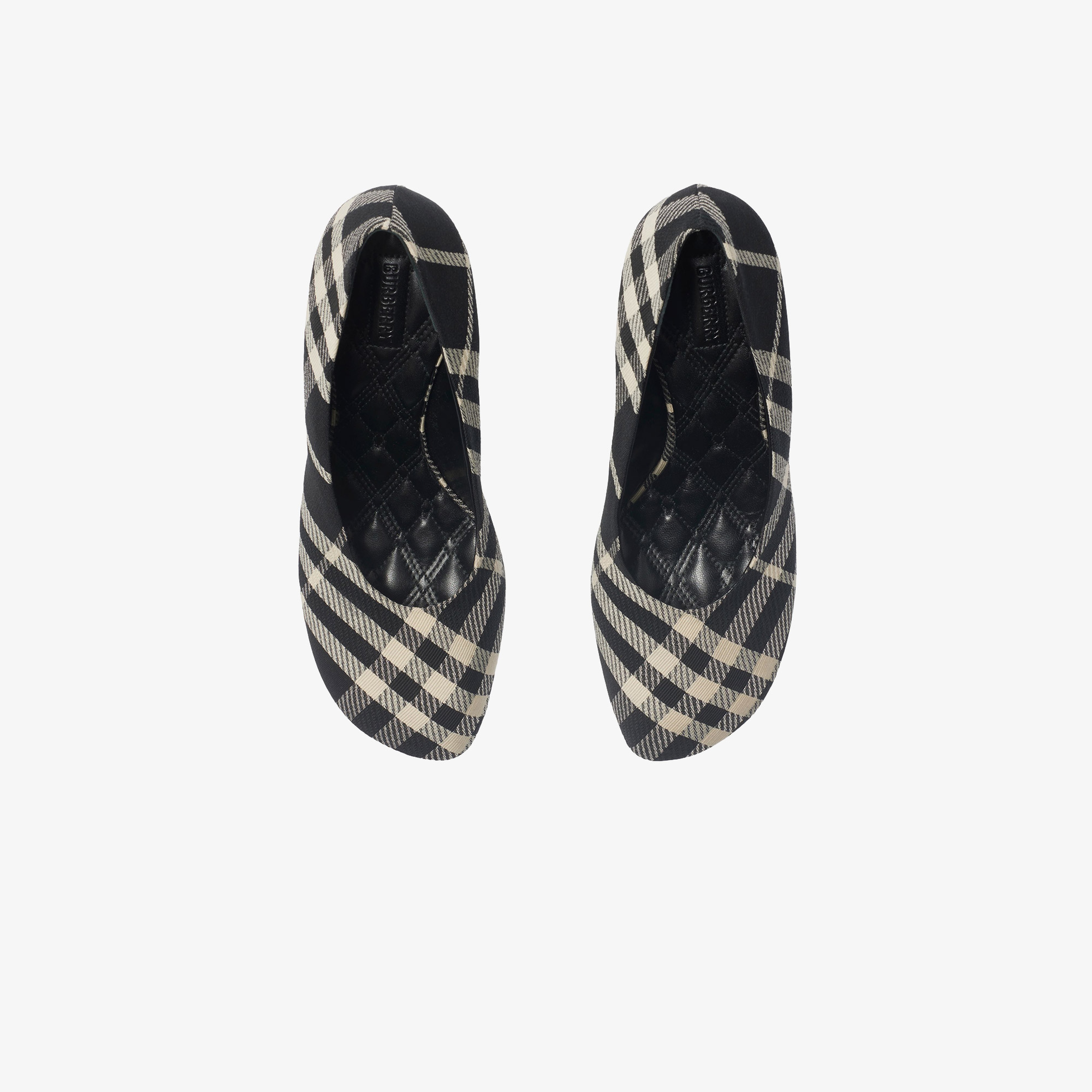 Burberry Check Baby High Kadın Siyah Ayakkabı