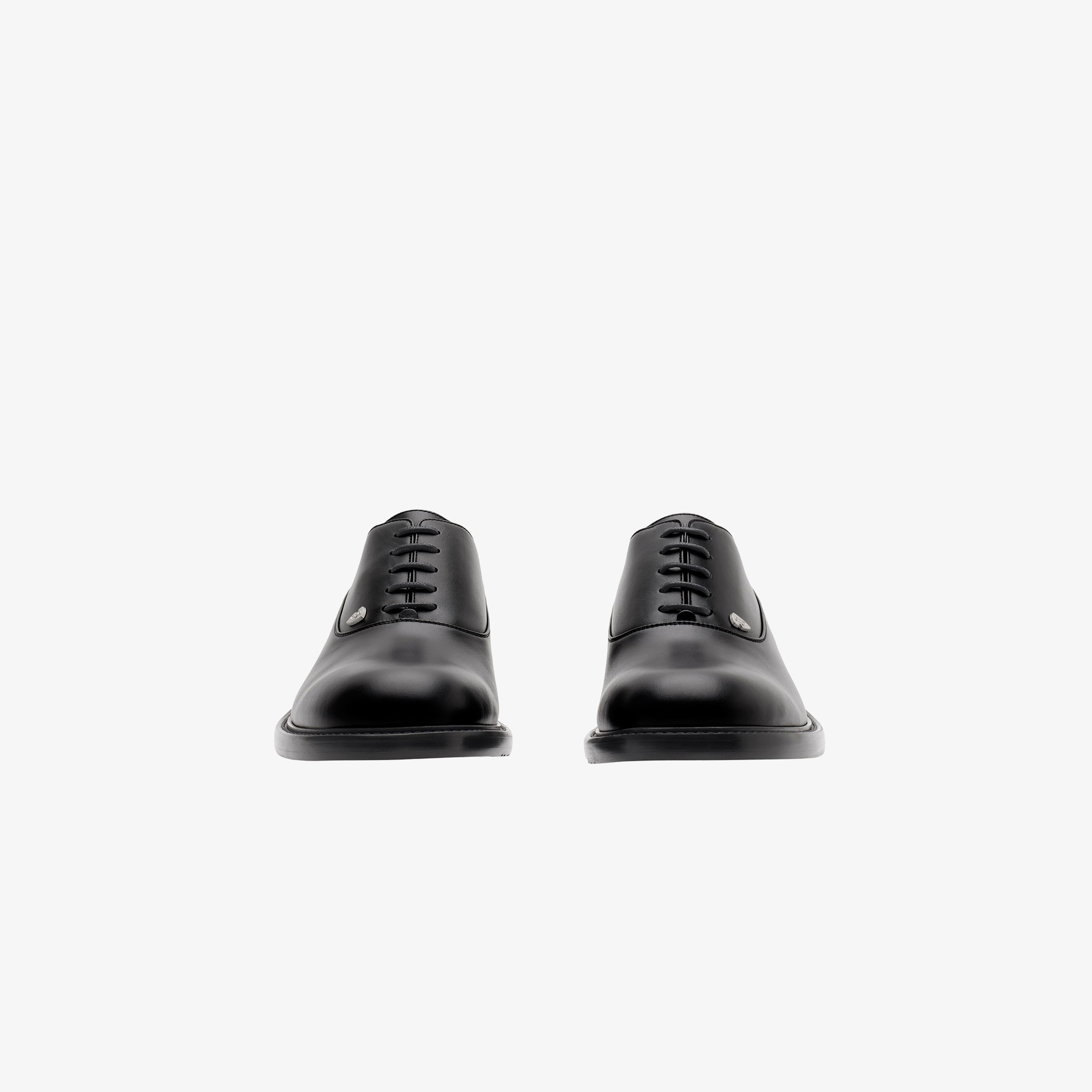 Burberry Leather Cobble Oxford Erkek Siyah Günlük Ayakkabı