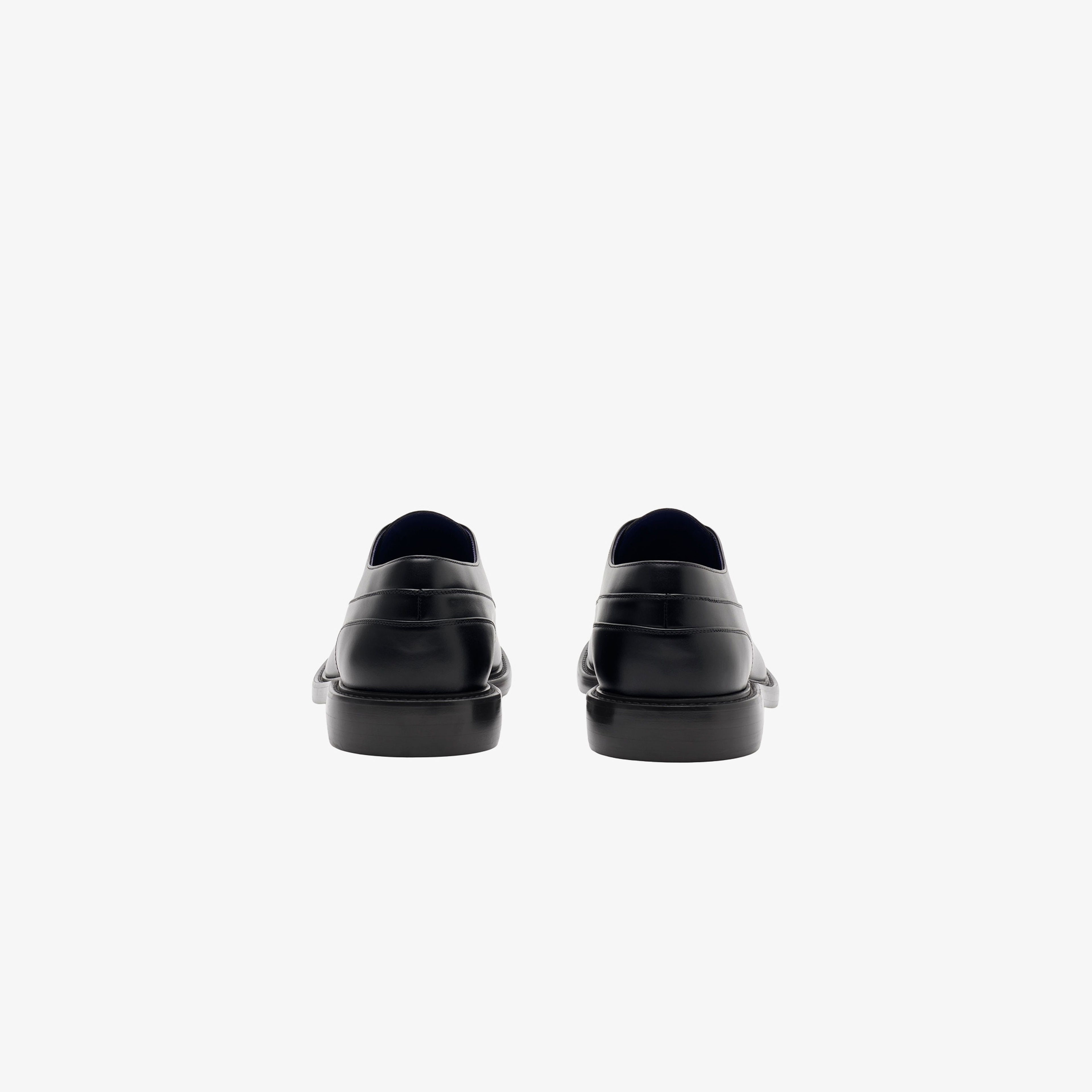 Burberry Leather Cobble Oxford Erkek Siyah Günlük Ayakkabı