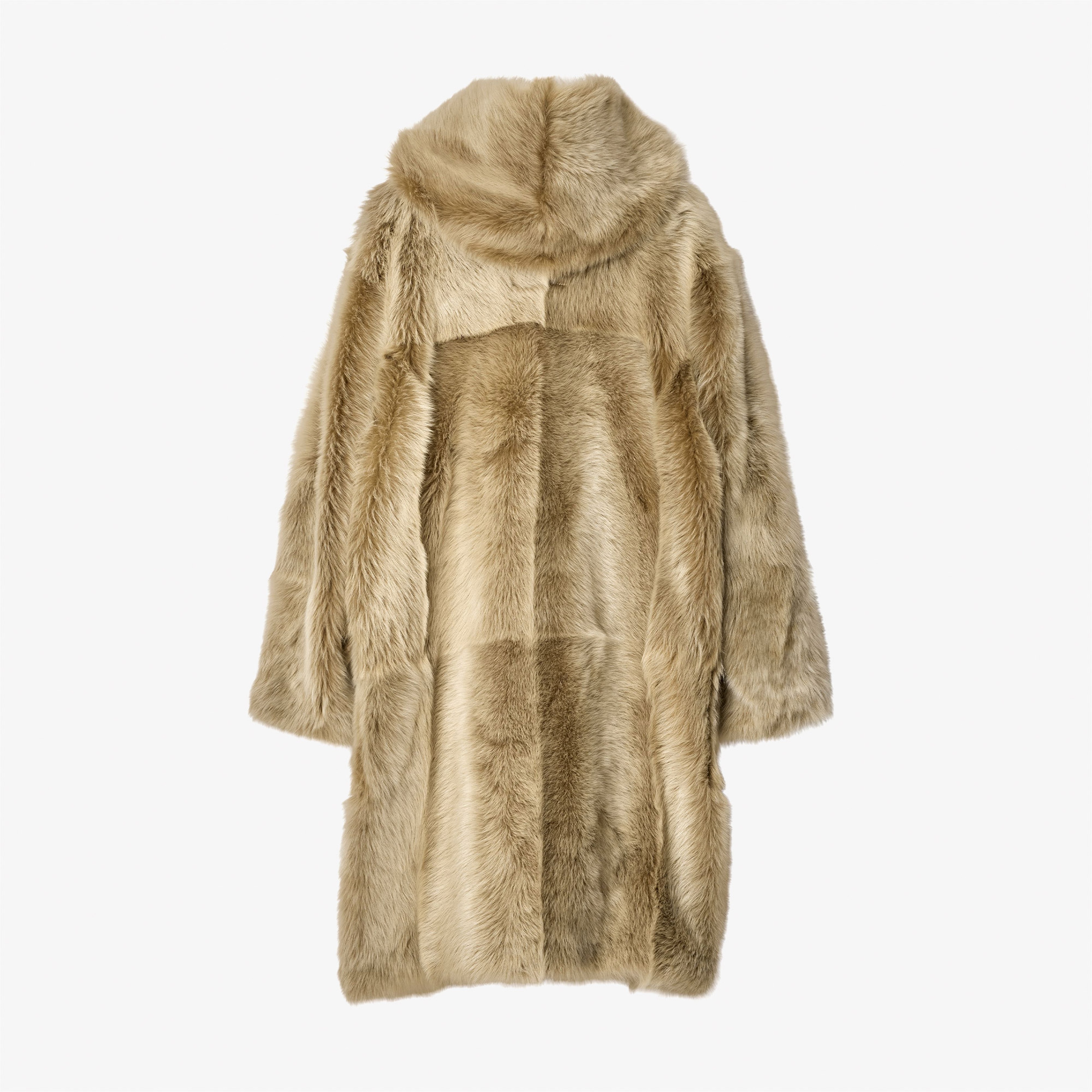 Burberry Pel Shearling Duffle Kadın Kahverengi Mont