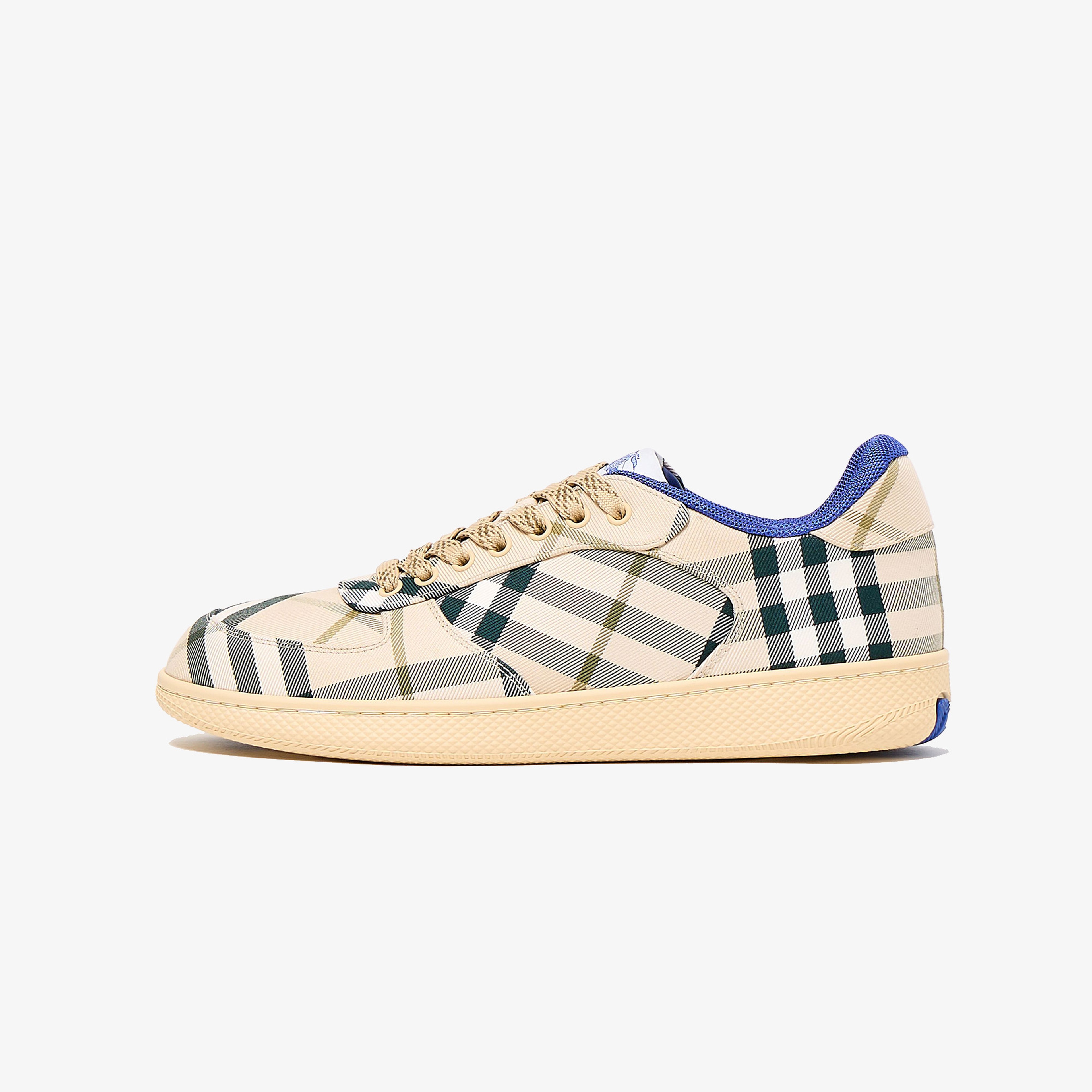Burberry Terrace Erkek Krem Sneakers