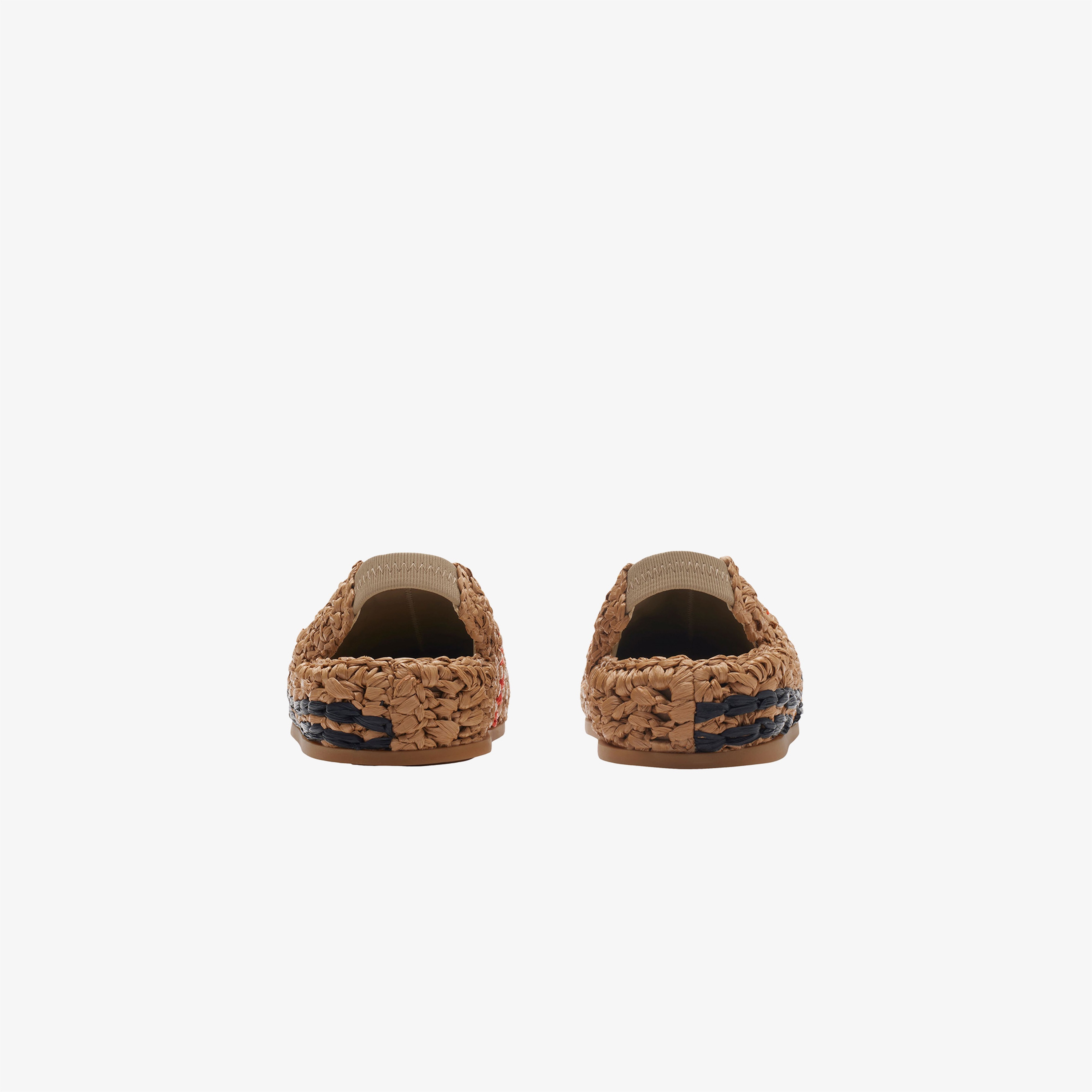 Burberry Cleeve Raffia Çocuk Bej Sandalet