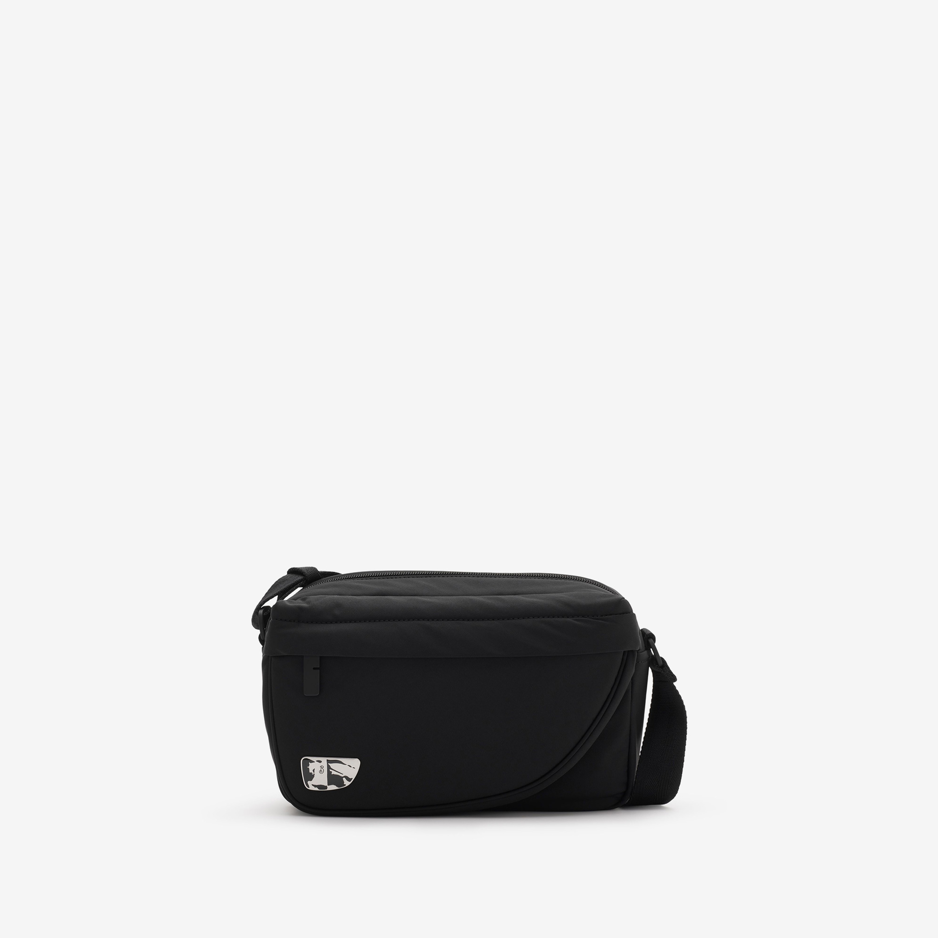 Burberry Shield Erkek Siyah Omuz Çantası