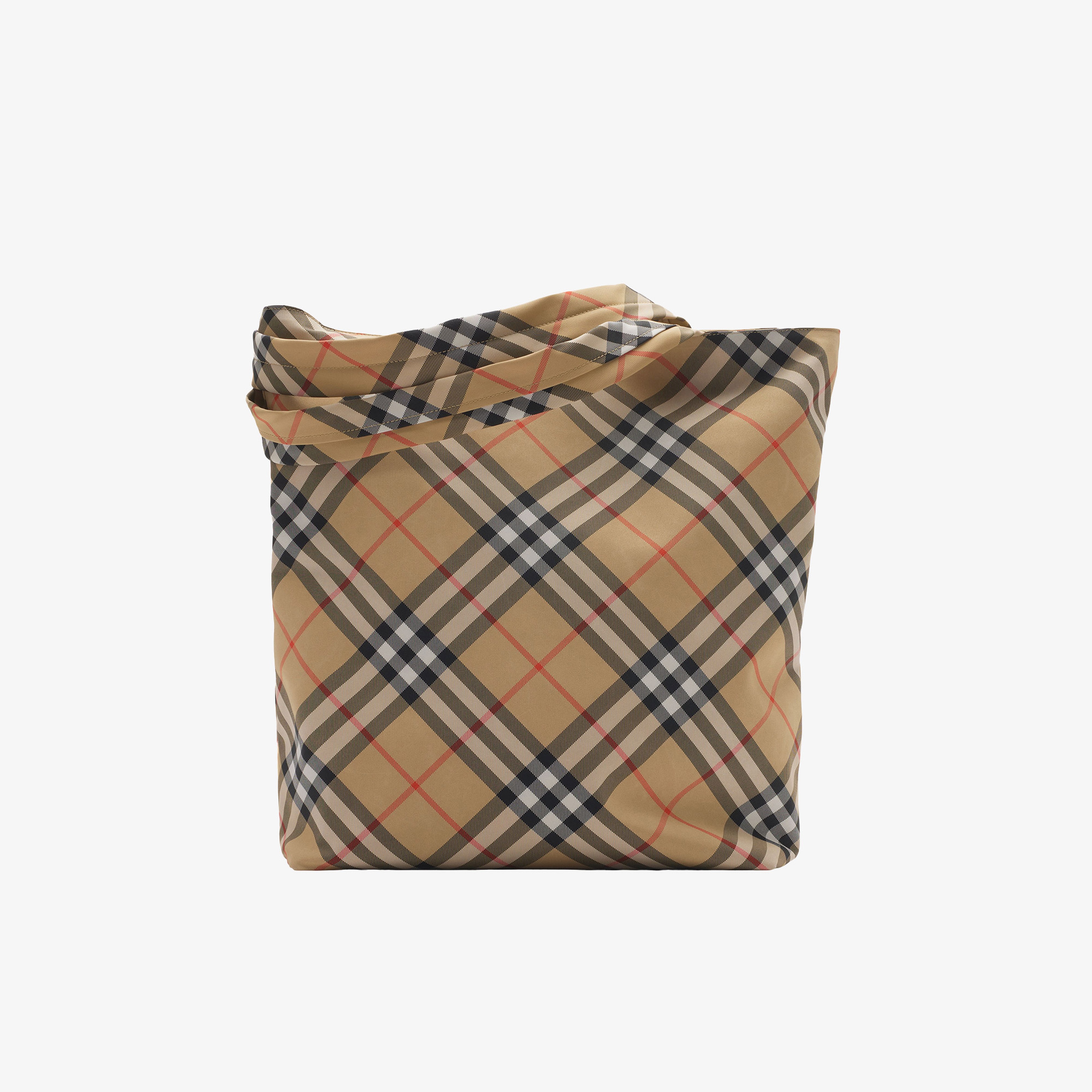 Burberry Check Tote Erkek Bej El ÇantasıStandart8097716| Occasion