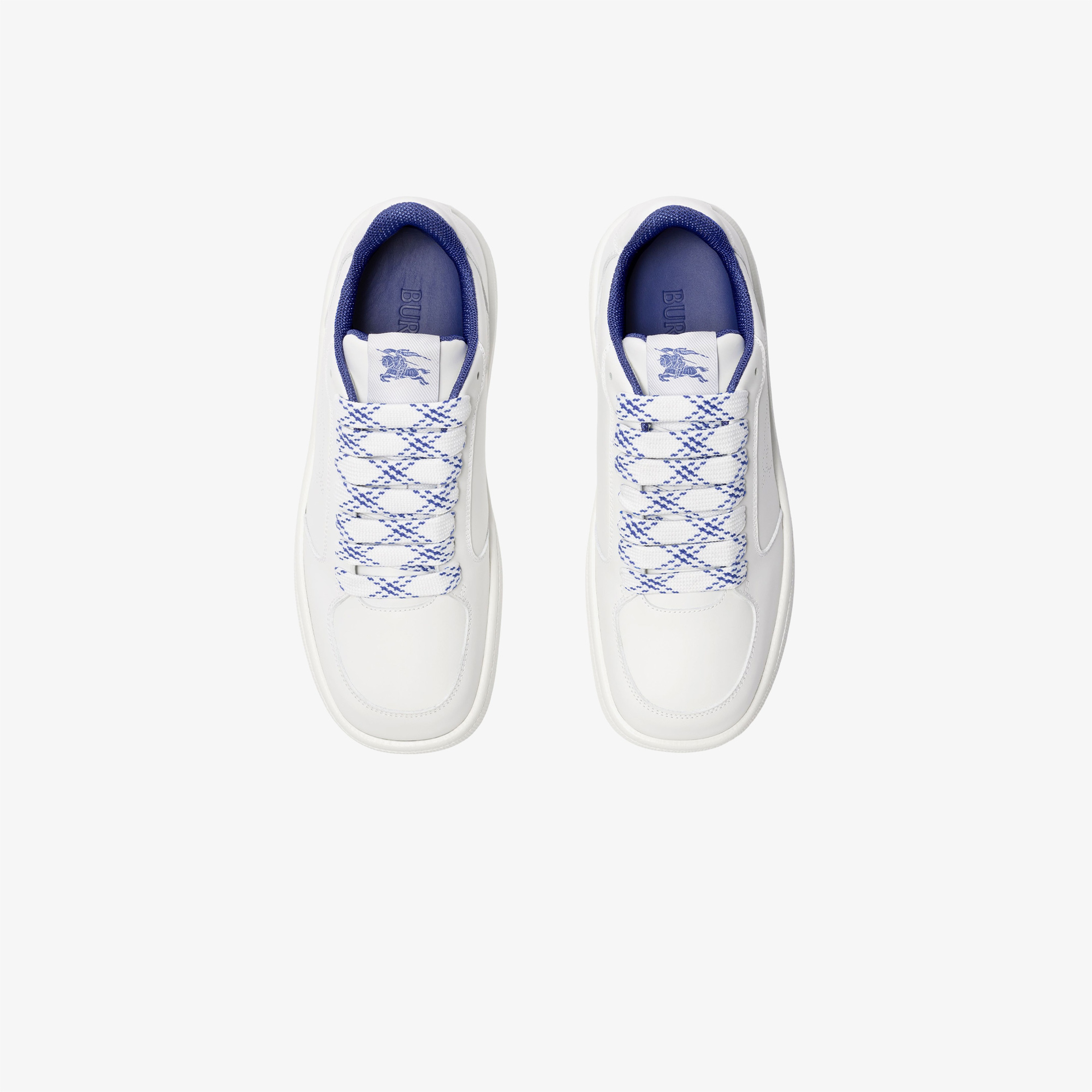 Burberry Leather Stock Kadın Beyaz Spor Ayakkabı