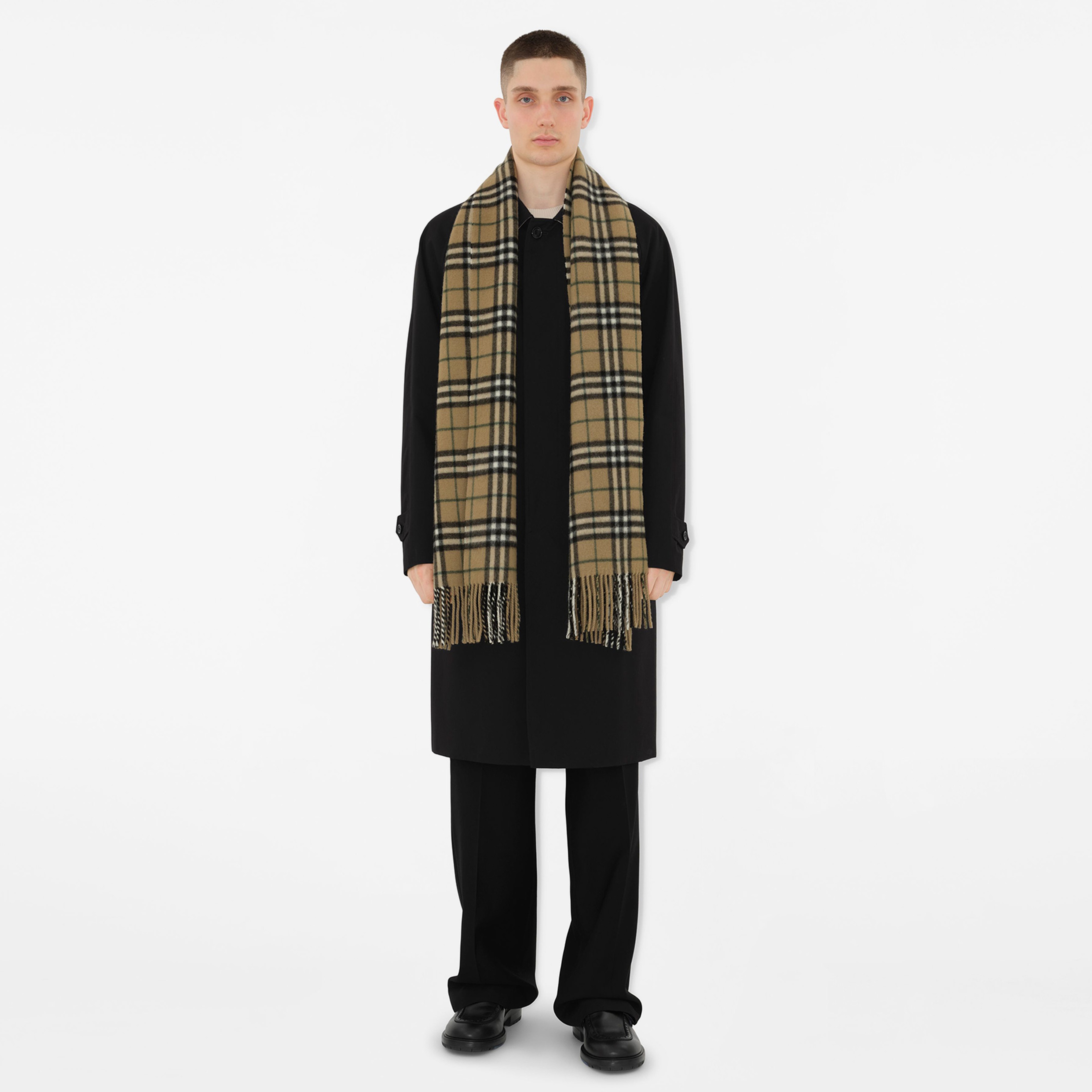 Burberry Check Kaşmir Kadın Kahverengi Atkı