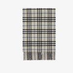 Burberry Check Kaşmir Kadın Krem Rengi Atkı