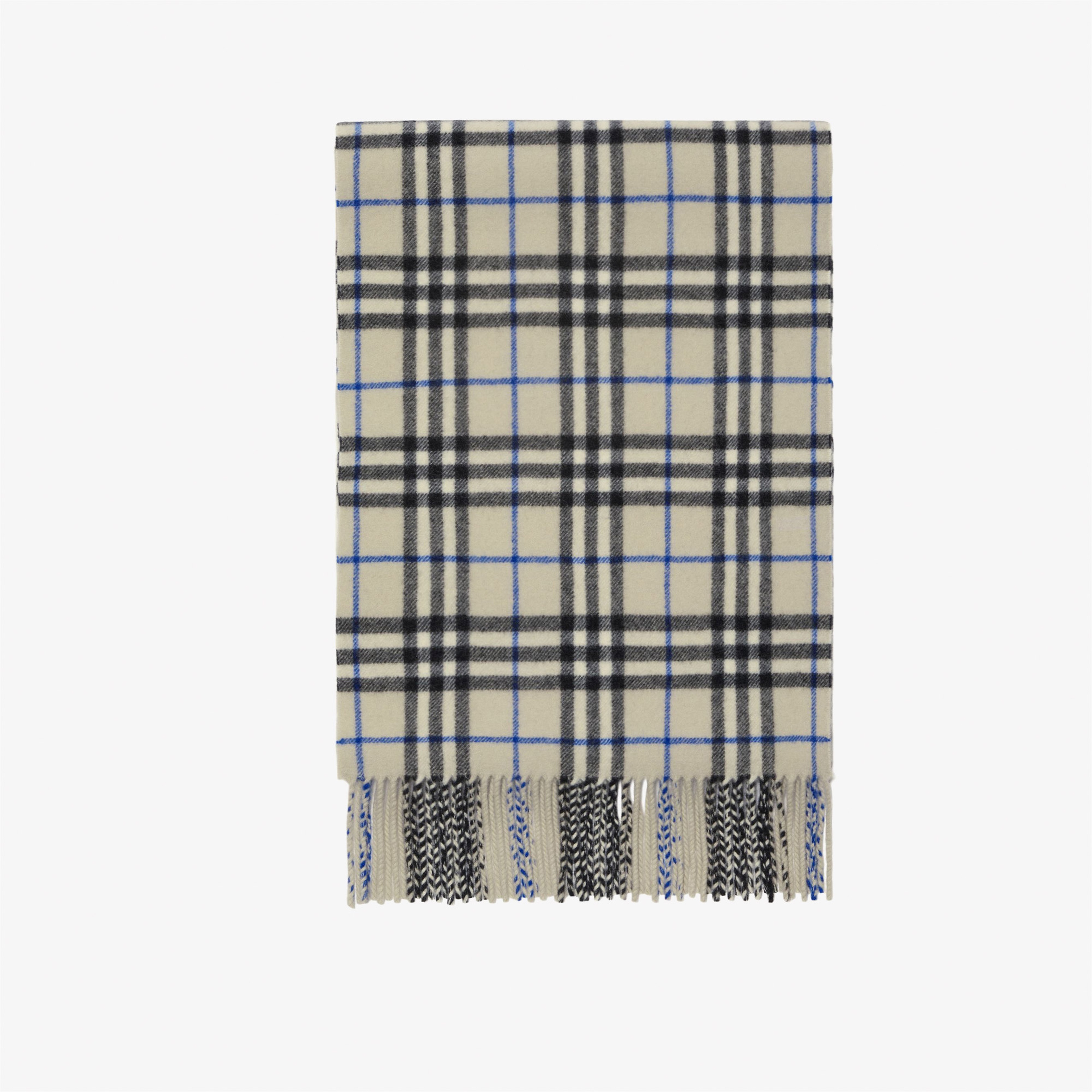 Burberry Check Kaşmir Kadın Krem Rengi Atkı