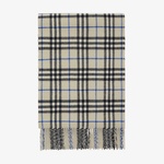 Burberry Check Kaşmir Kadın Krem Rengi Atkı