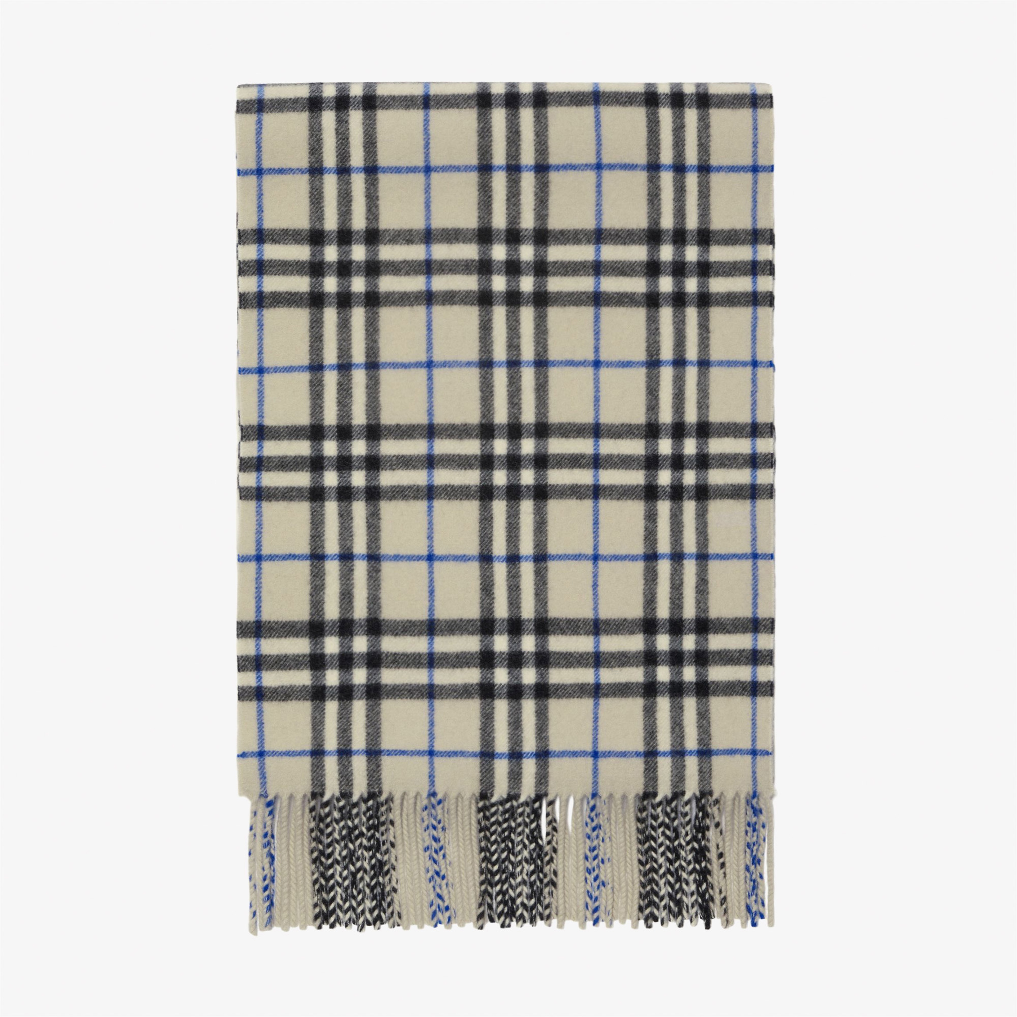 Burberry Check Kaşmir Kadın Krem Rengi Atkı