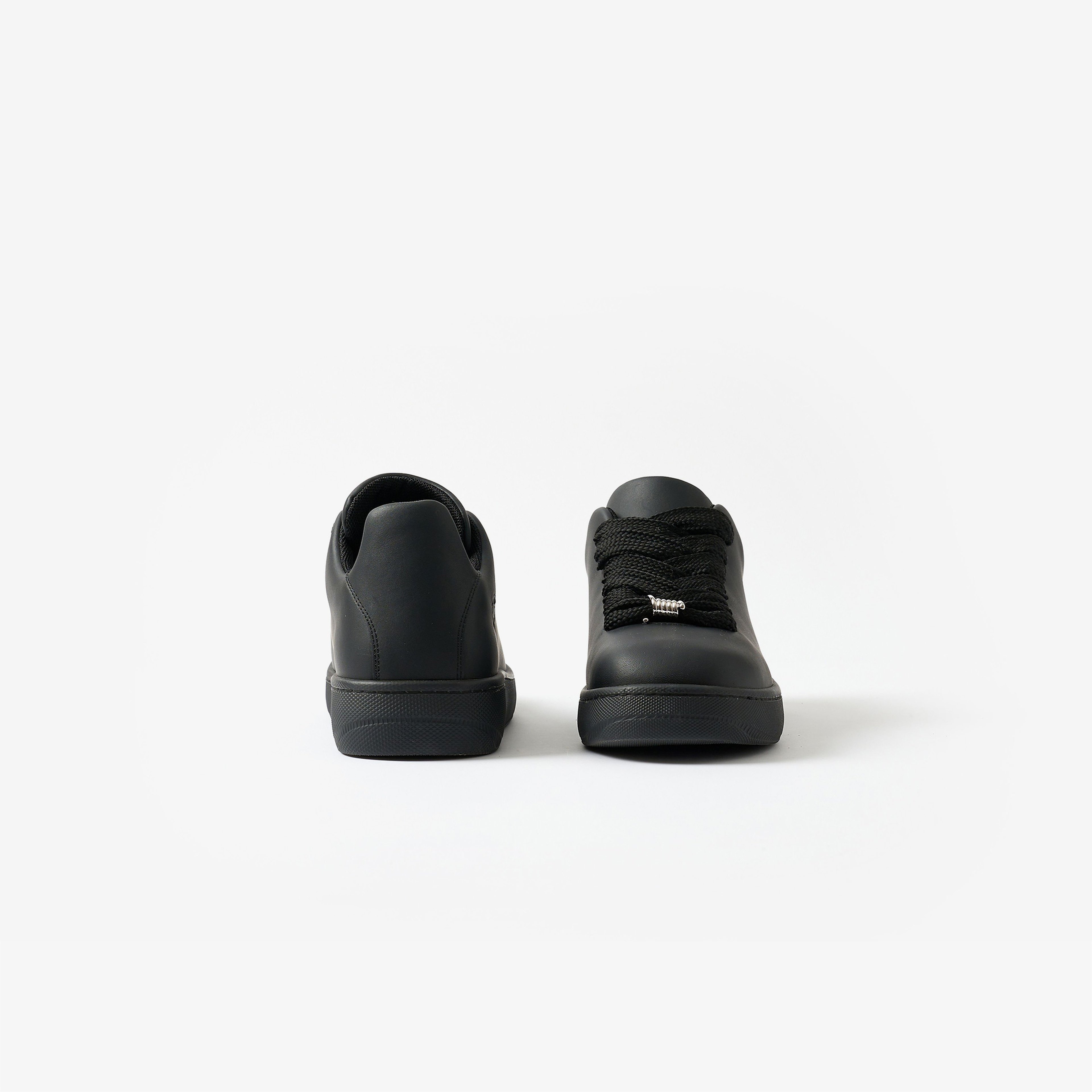 Burberry Leather Box Kadın Siyah Sneakers