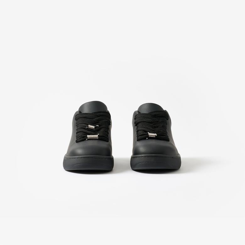 Burberry Leather Box Kadın Siyah Sneakers