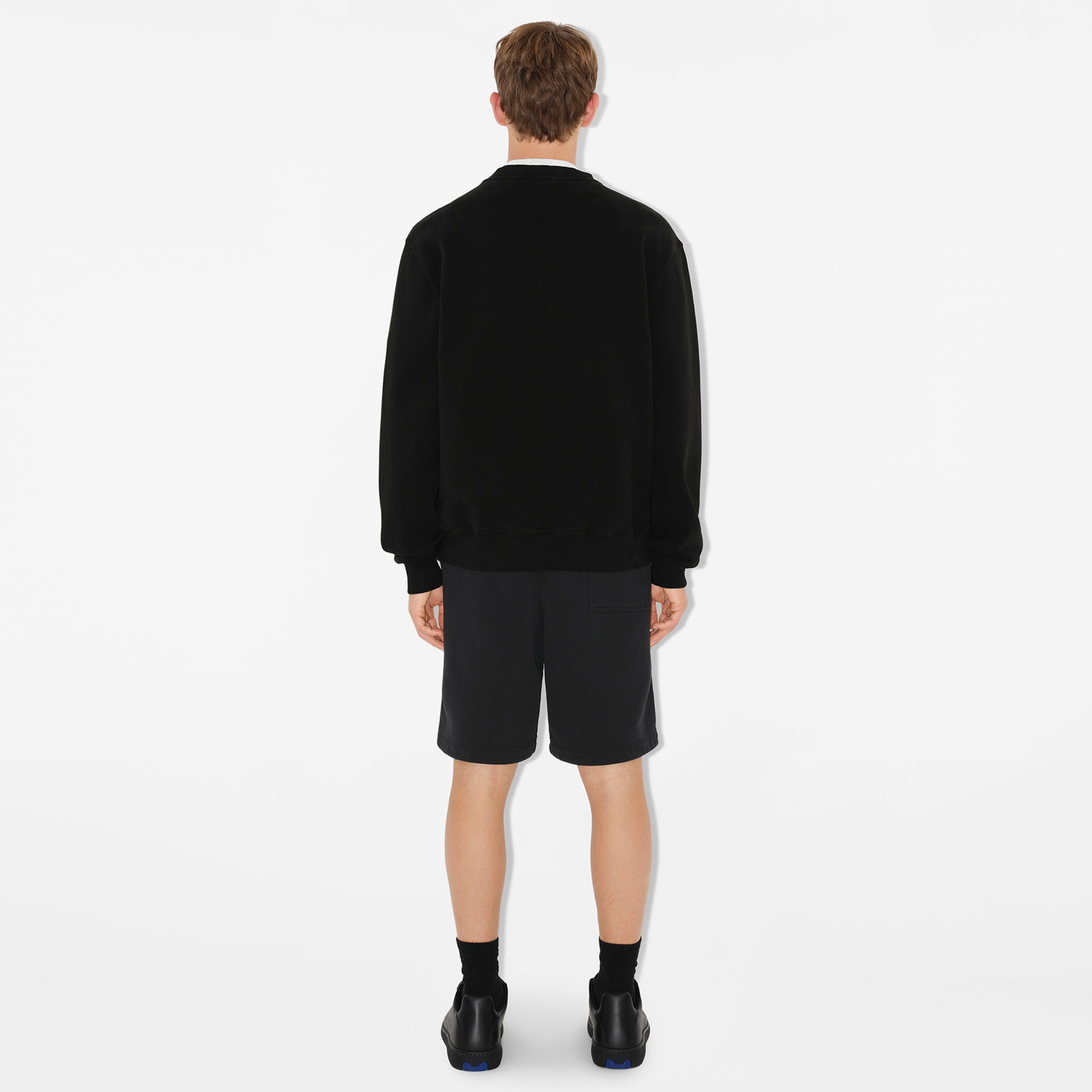 Burberry Leather Box Erkek Siyah Sneakers