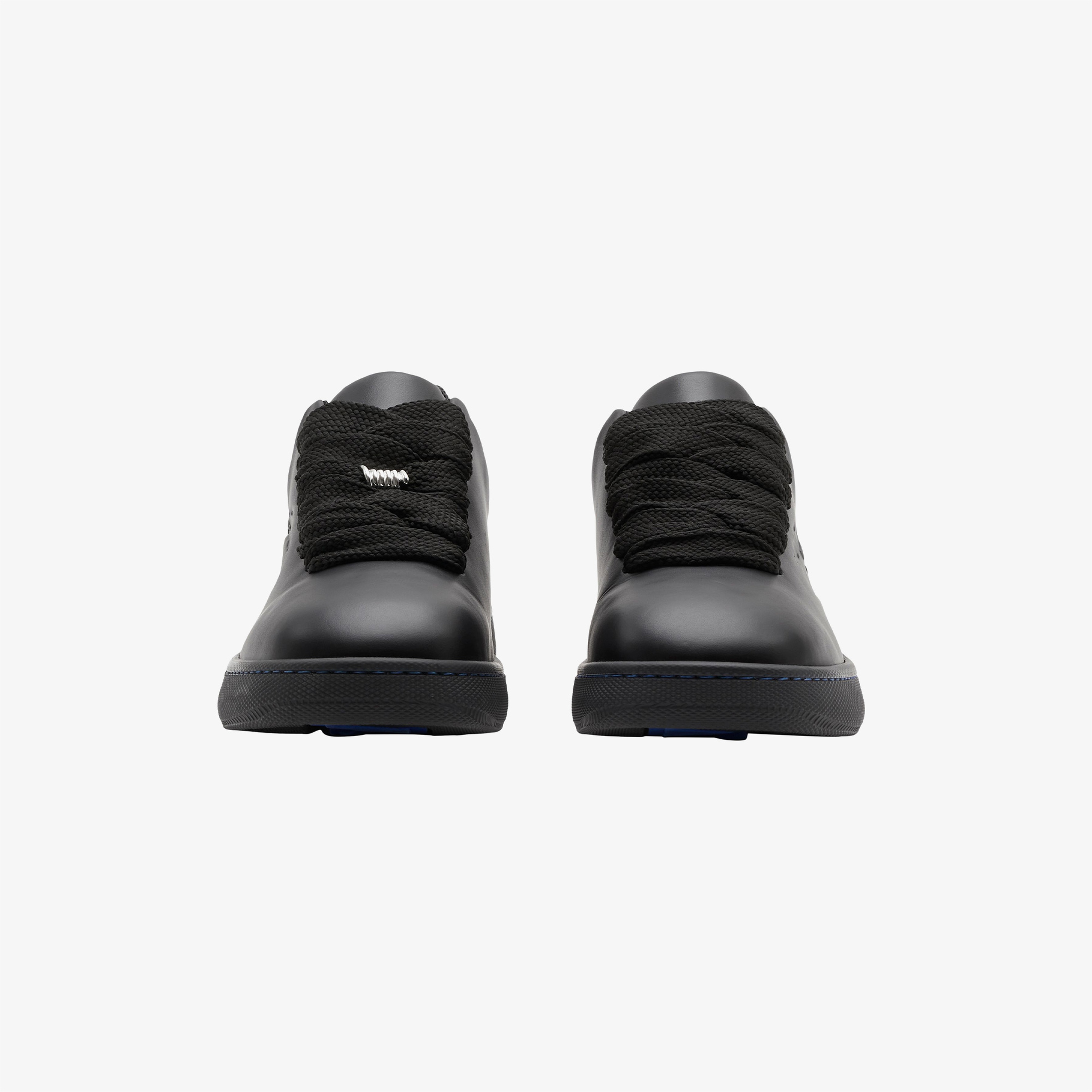 Burberry Leather Box Erkek Siyah Sneakers