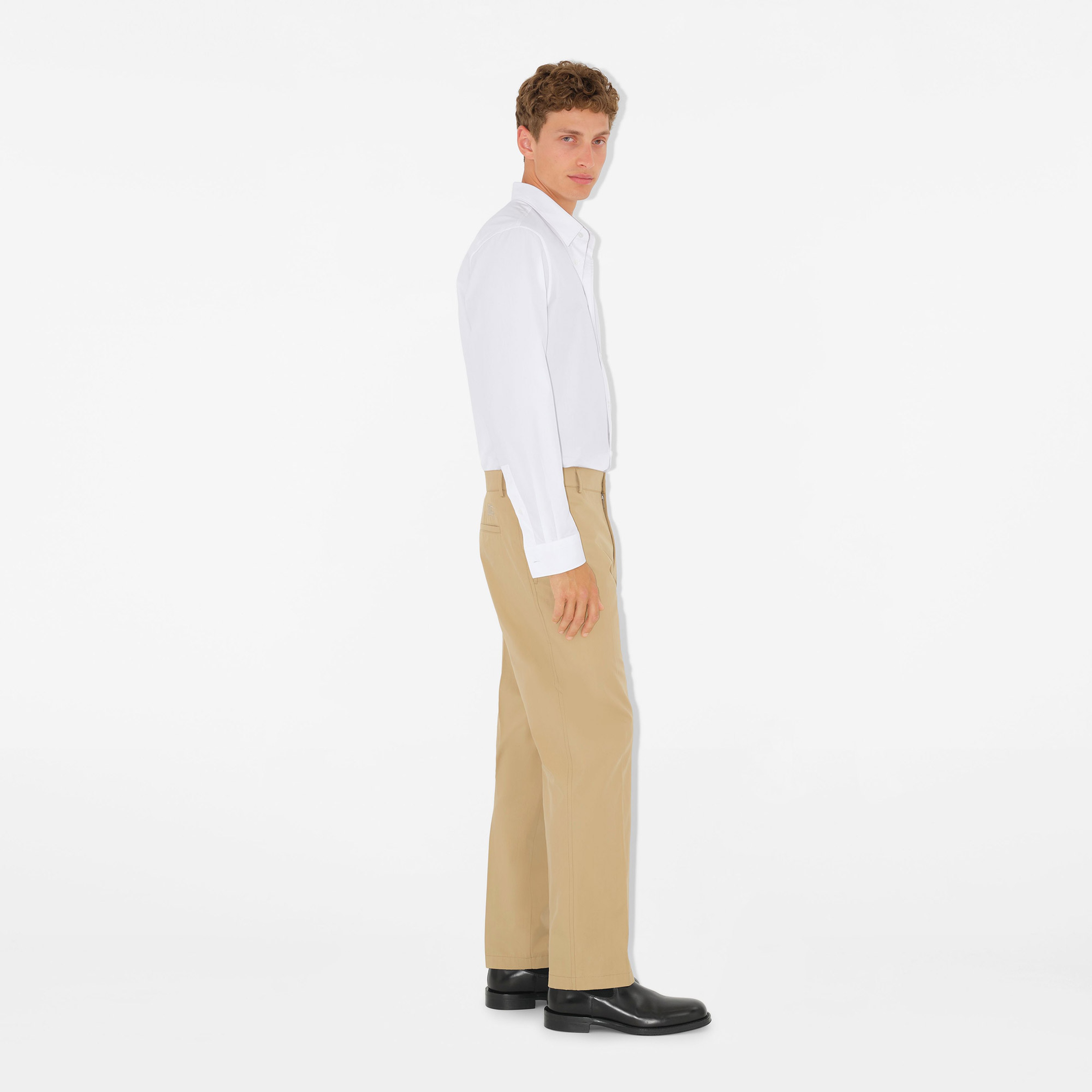 Burberry Pamuk Erkek Bej Pantolon