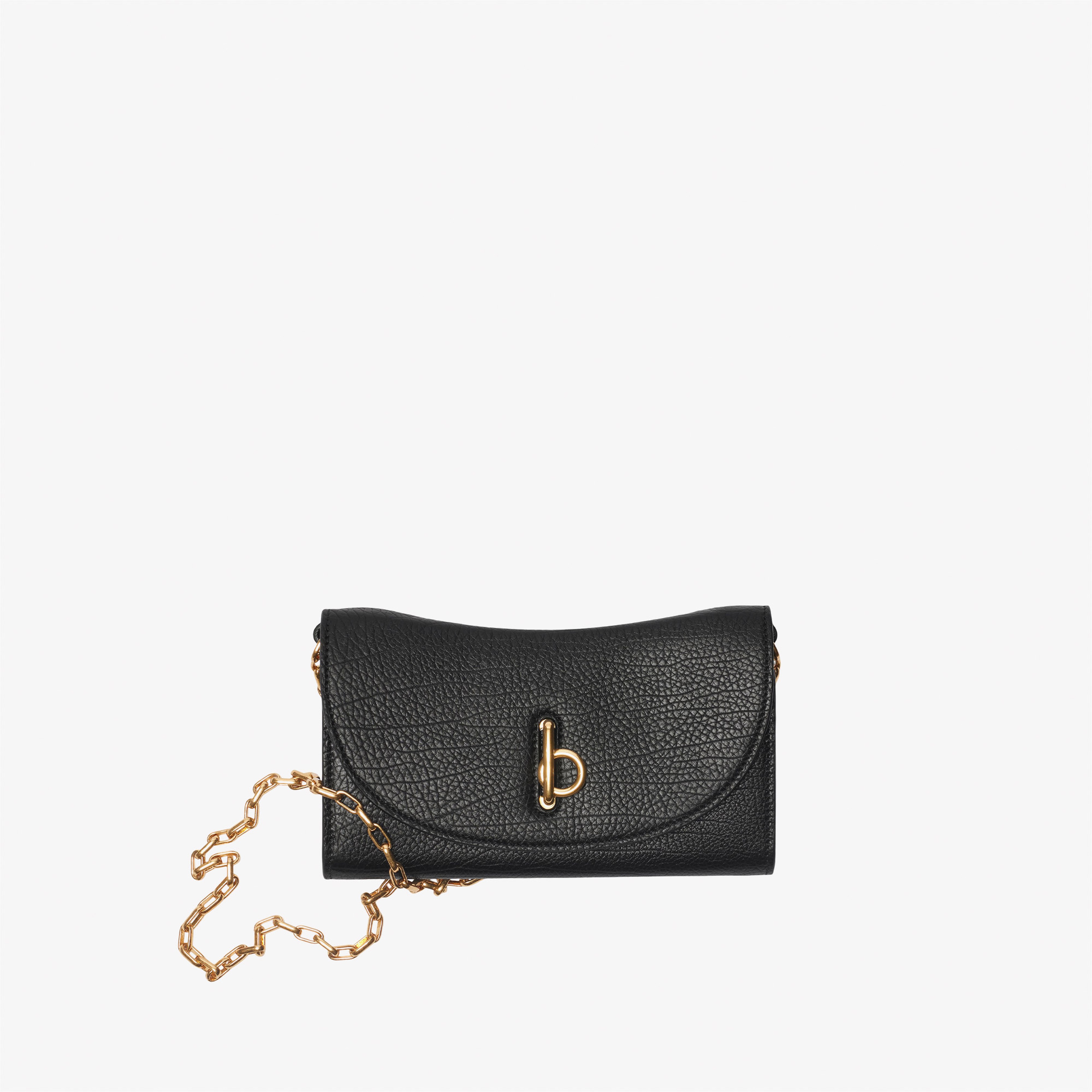 Burberry Rocking Horse Chain Strap Kadın Siyah Omuz Çantası