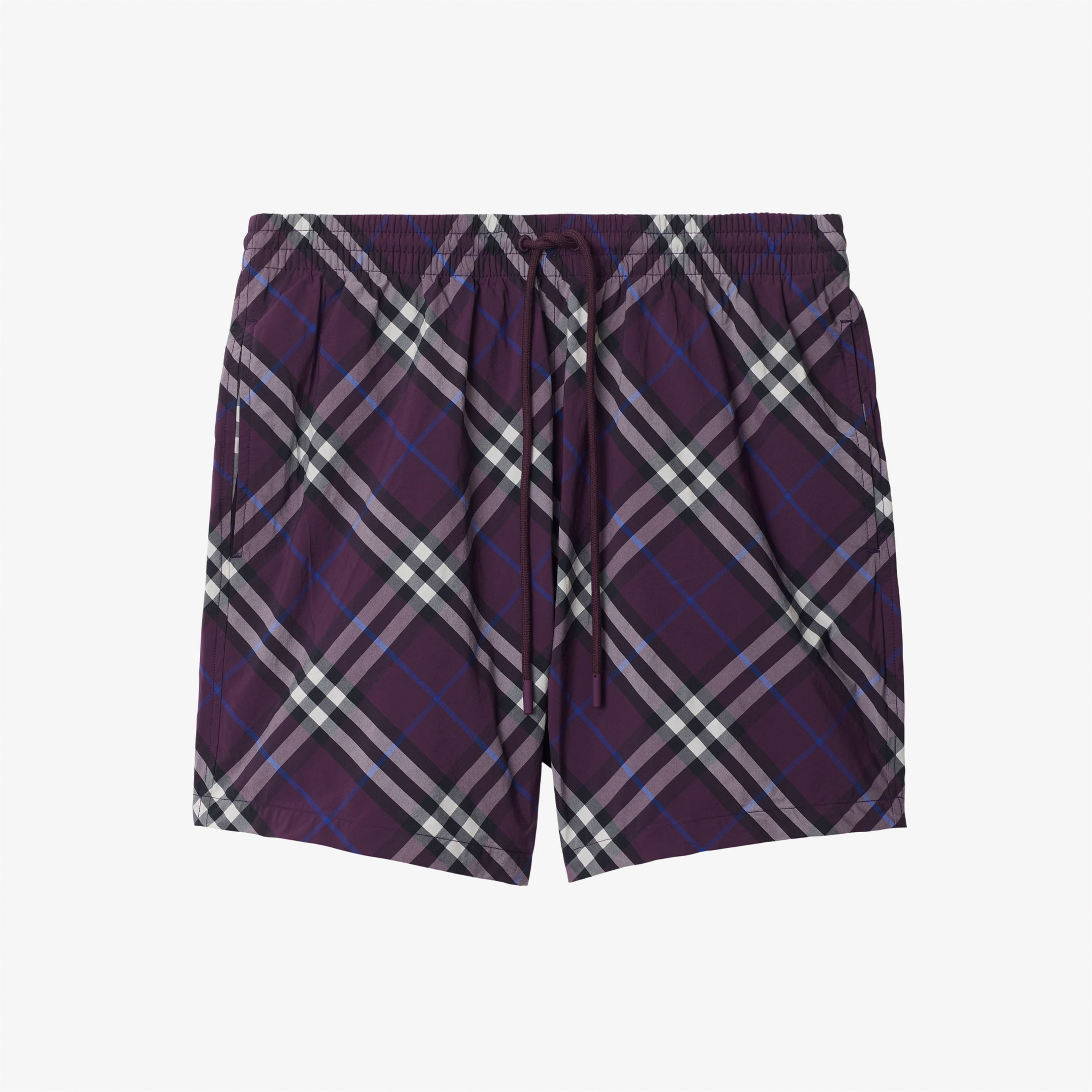 Burberry Check Erkek Mor Mayo Şort