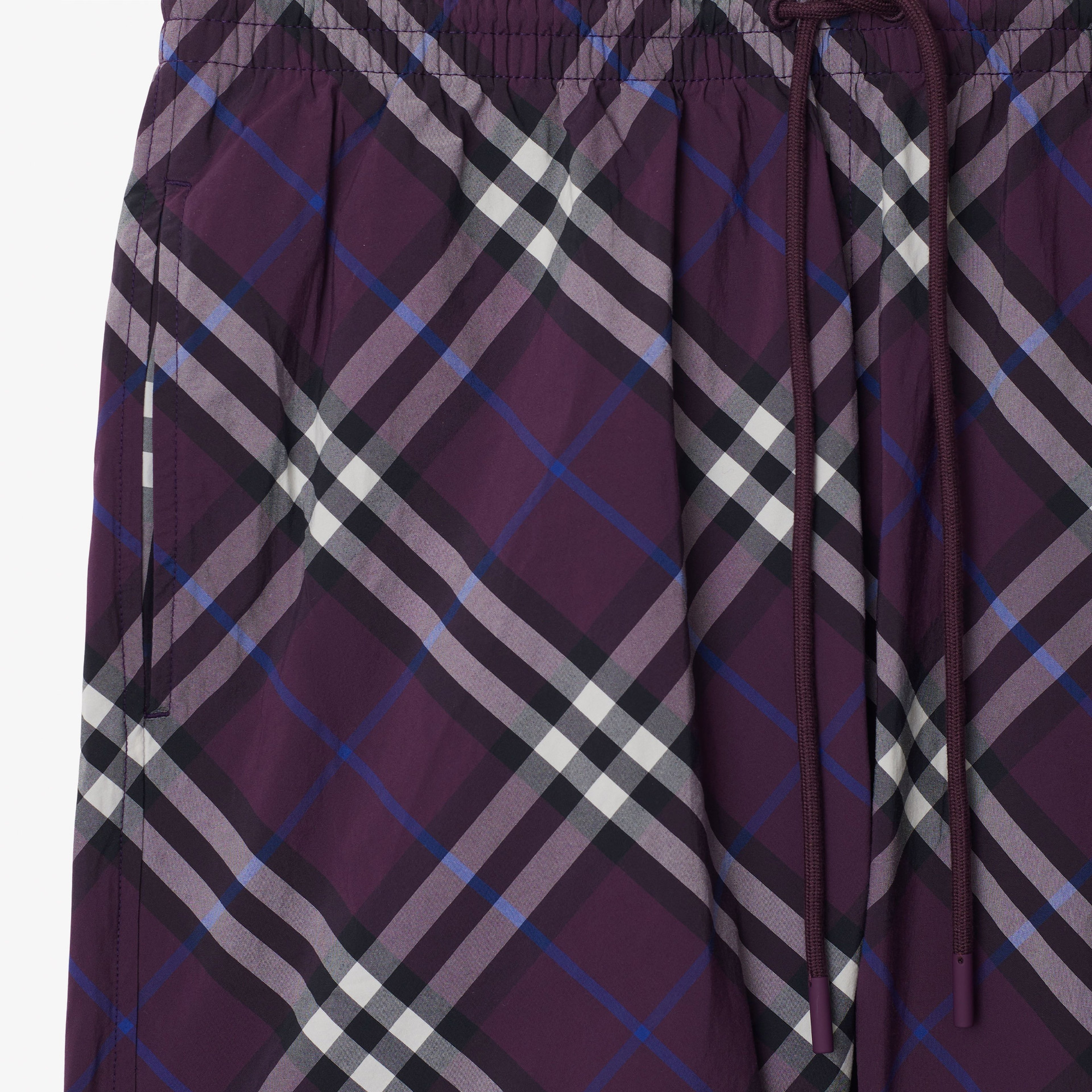 Burberry Check Erkek Mor Mayo Şort