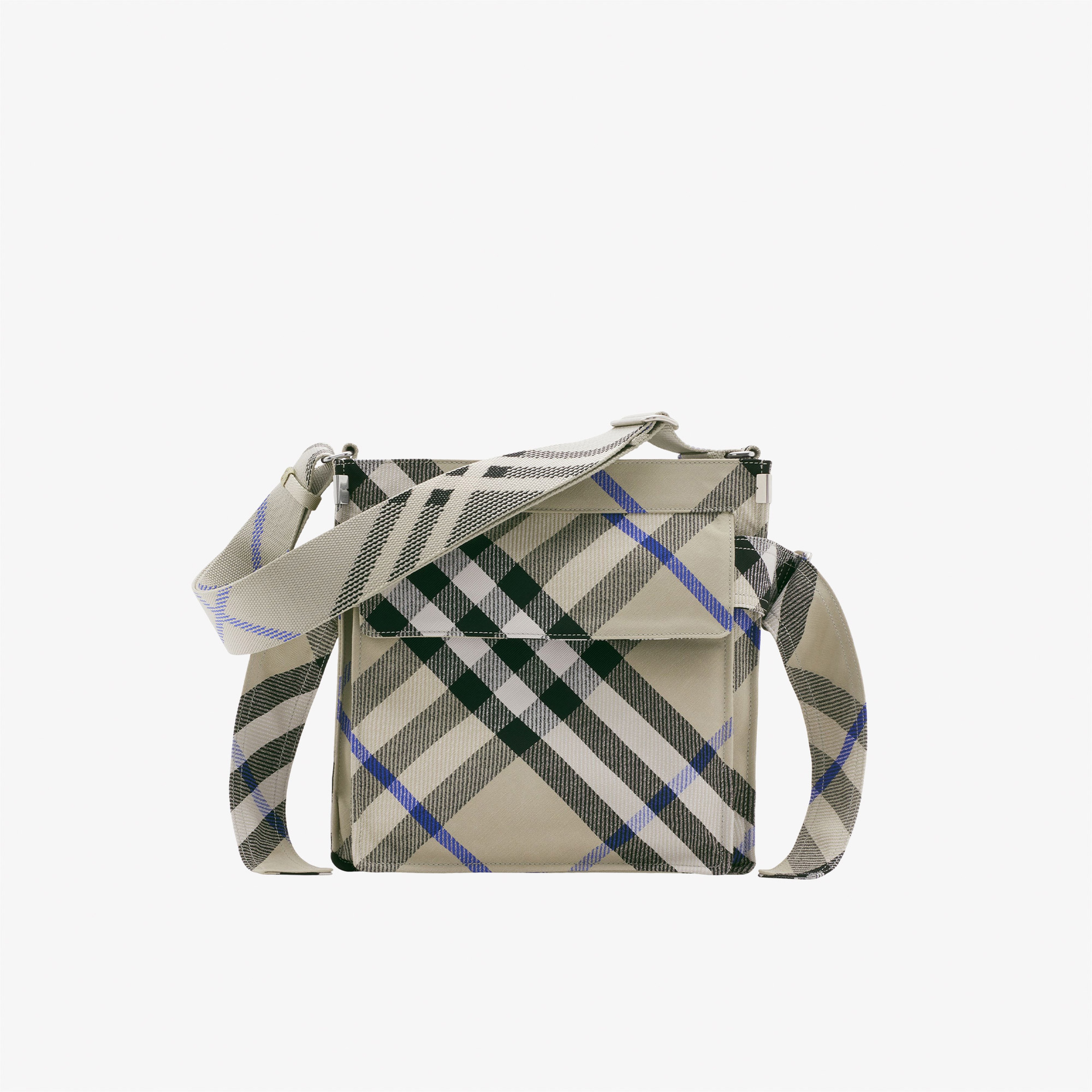 Burberry Small Trench Tote Erkek Krem Rengi Omuz Çantası