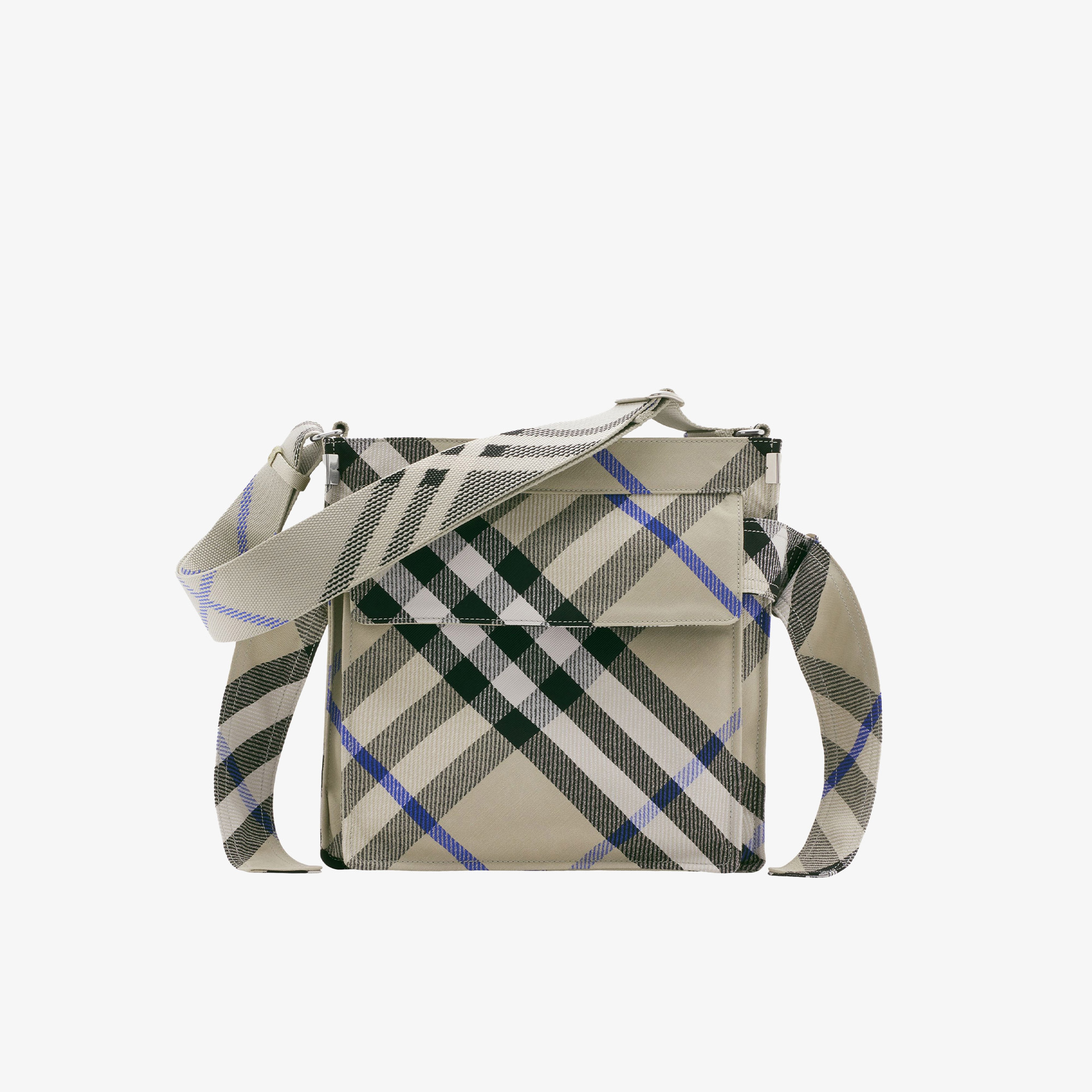 Burberry Small Trench Tote Erkek Krem Rengi Omuz Çantası
