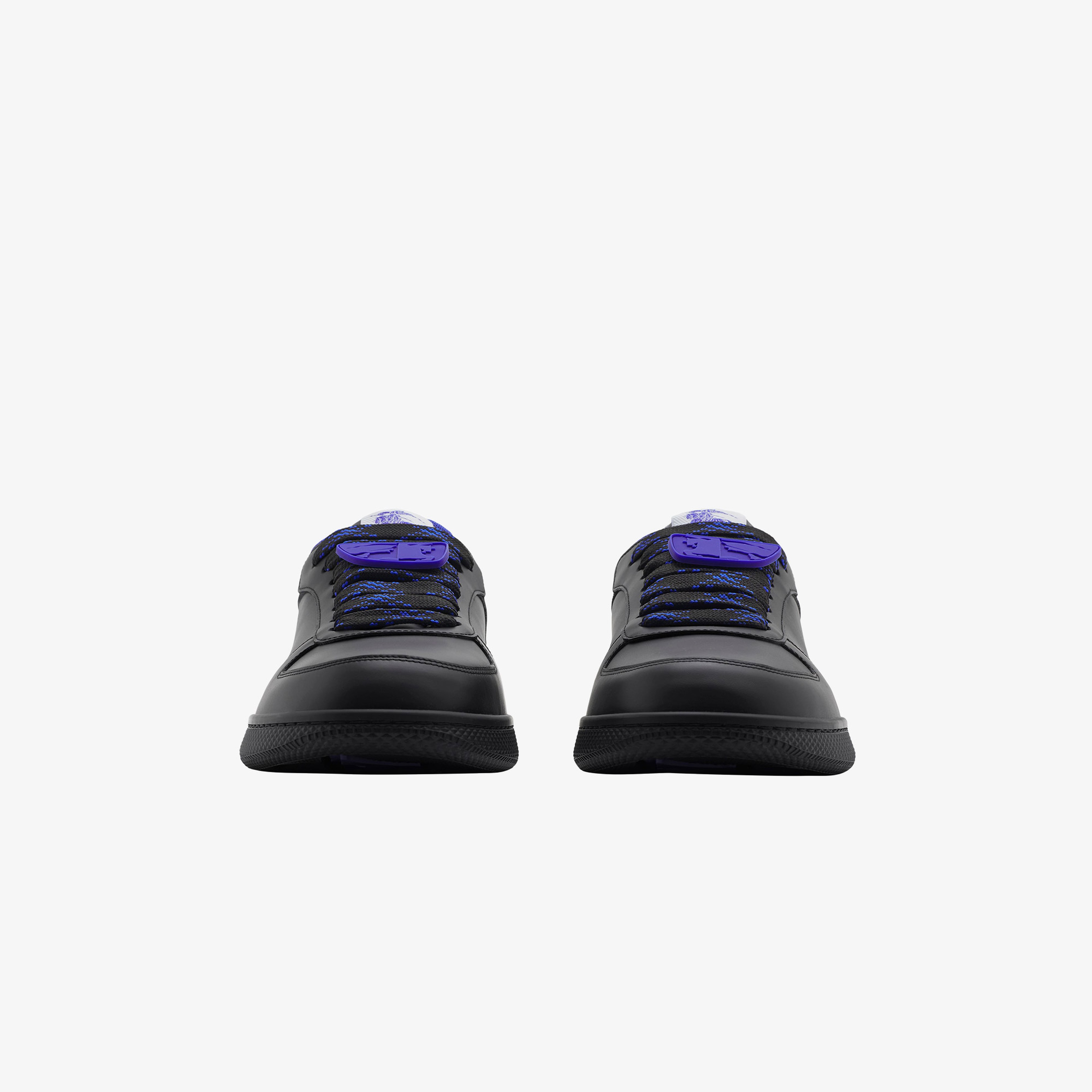 Burberry Leather Terrace Erkek Siyah Spor Ayakkabı