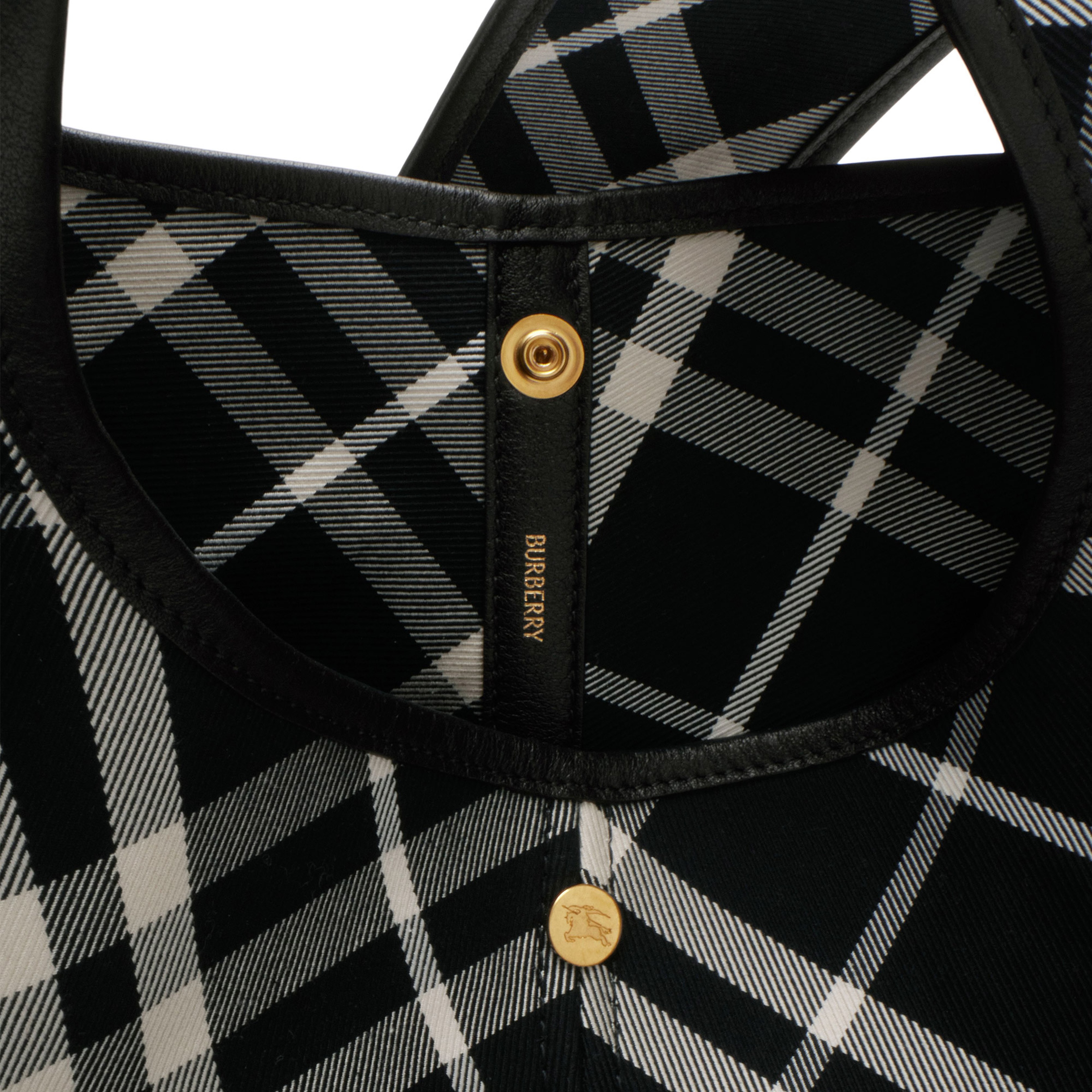 Burberry Large Check Kadın Siyah Omuz Çantası