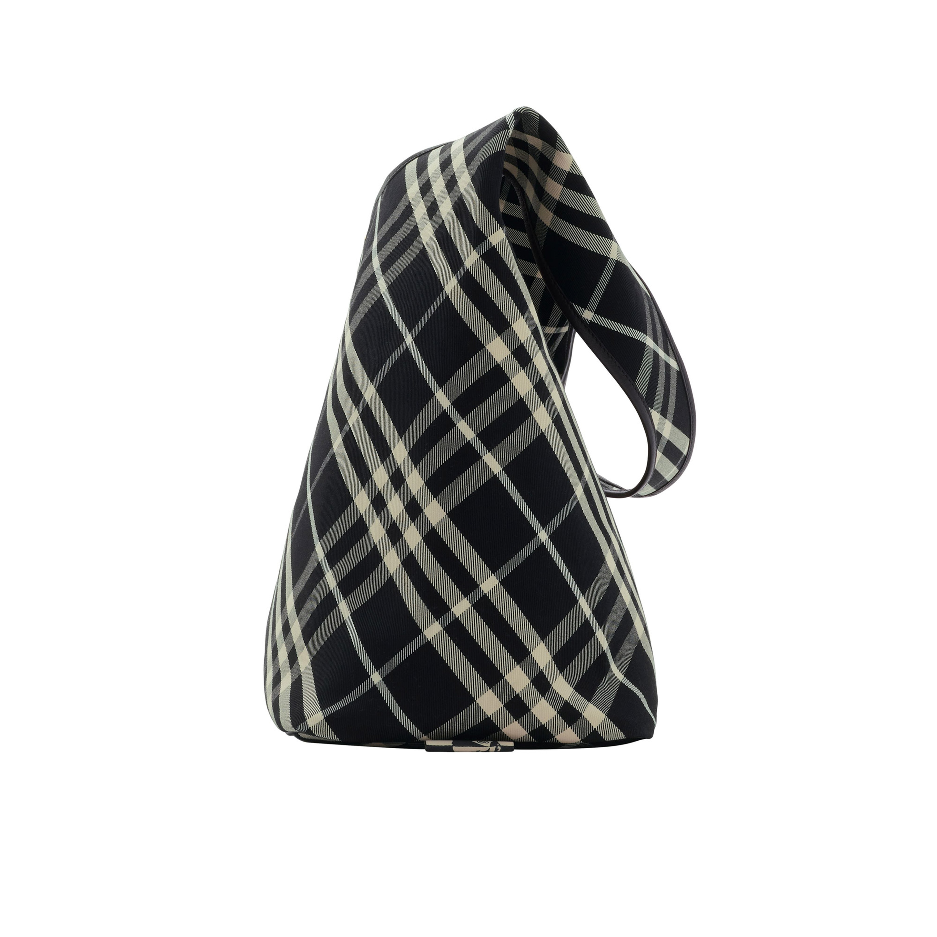 Burberry Large Check Kadın Siyah Omuz Çantası