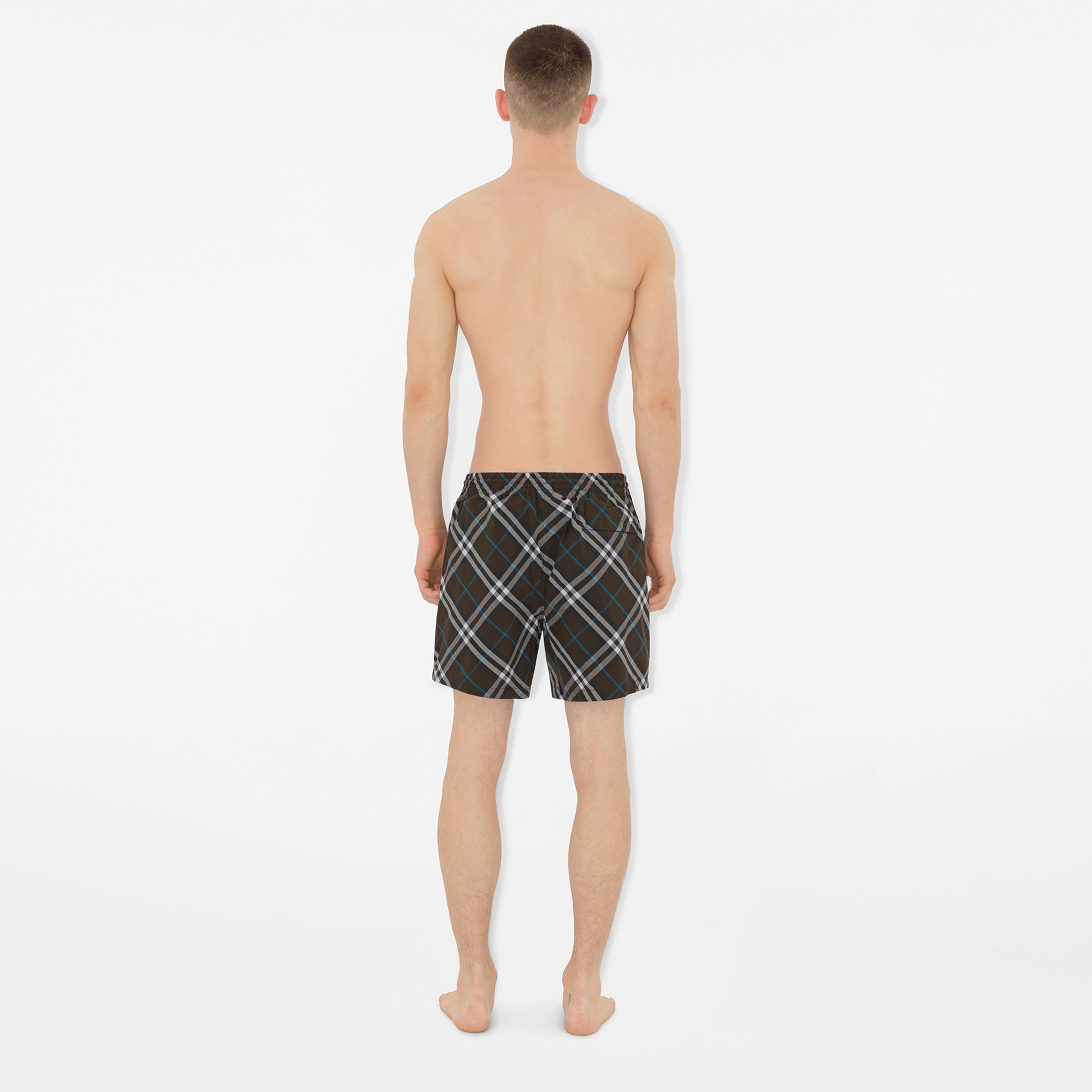 Burberry Check Erkek Haki Mayo Şort