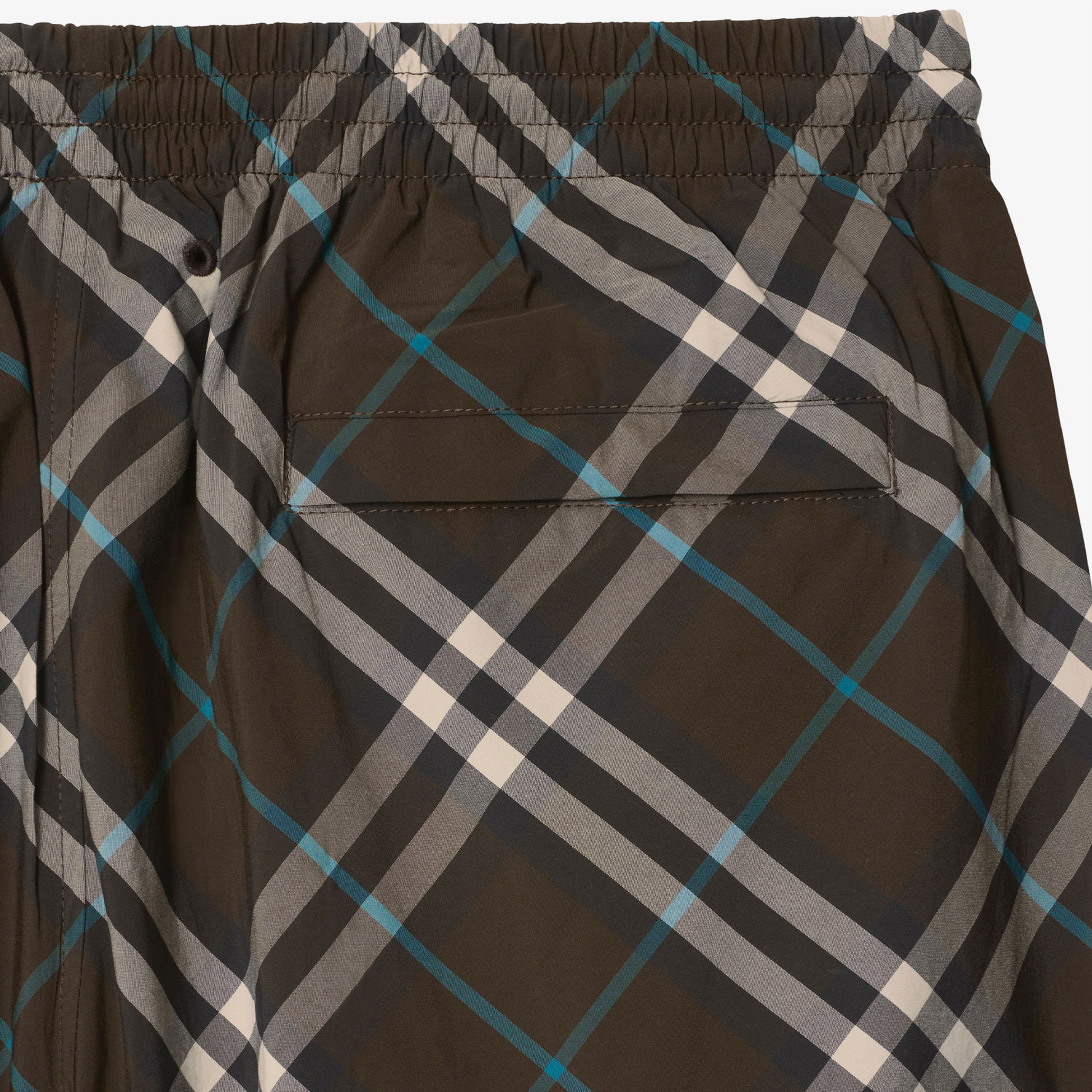 Burberry Check Erkek Haki Mayo Şort