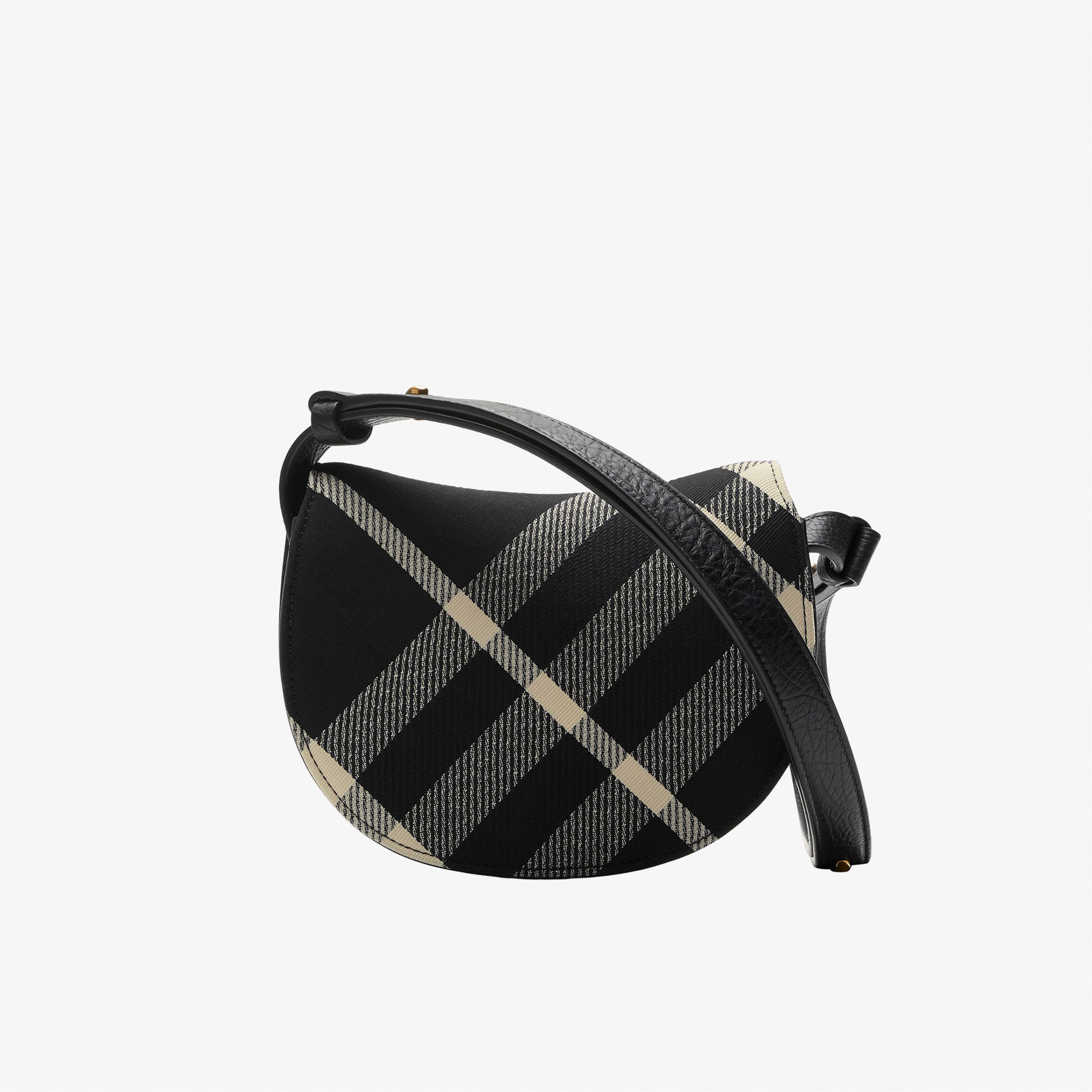 Burberry Mini Rocking Horse Kadın Siyah Omuz Çantası