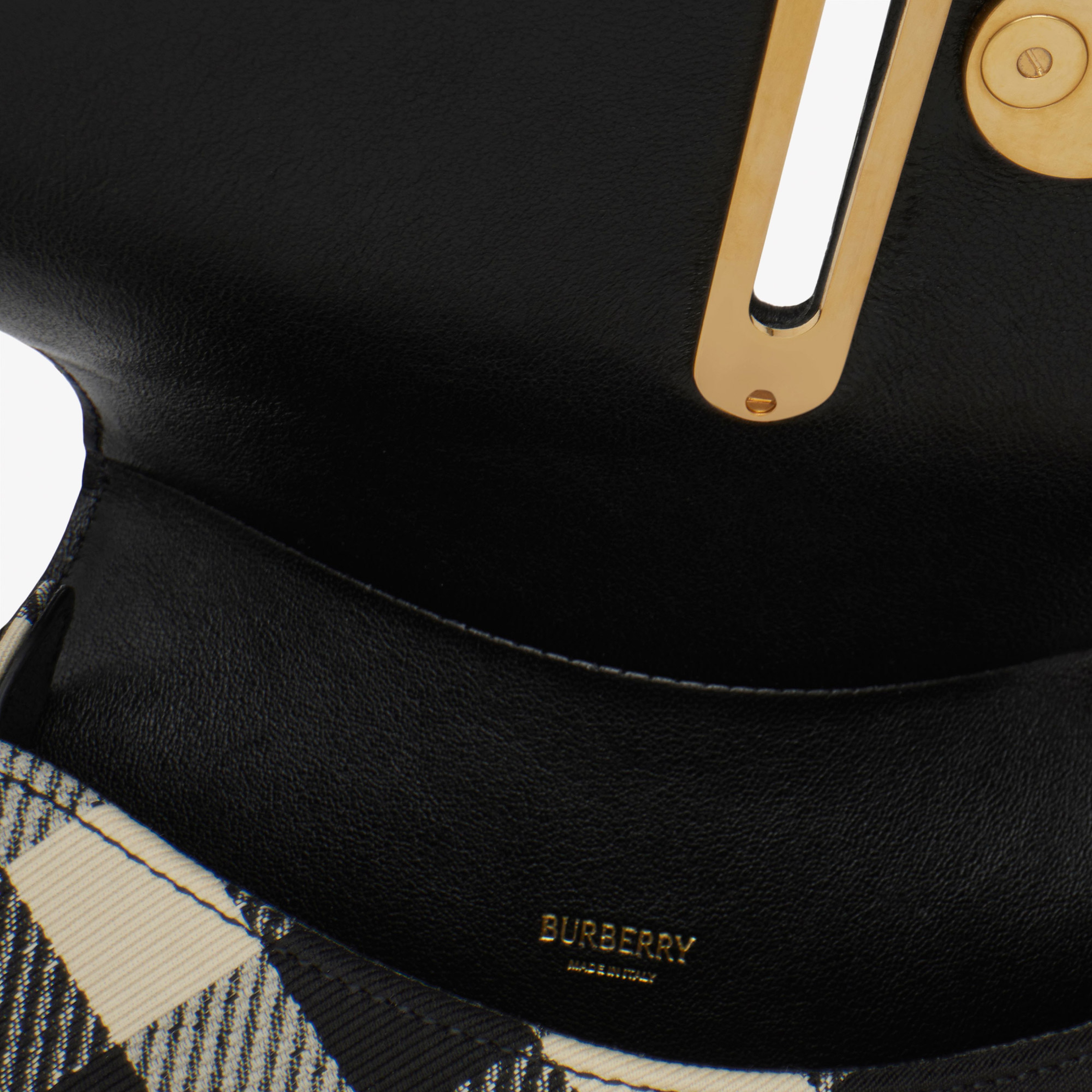 Burberry Mini Rocking Horse Kadın Siyah Omuz Çantası