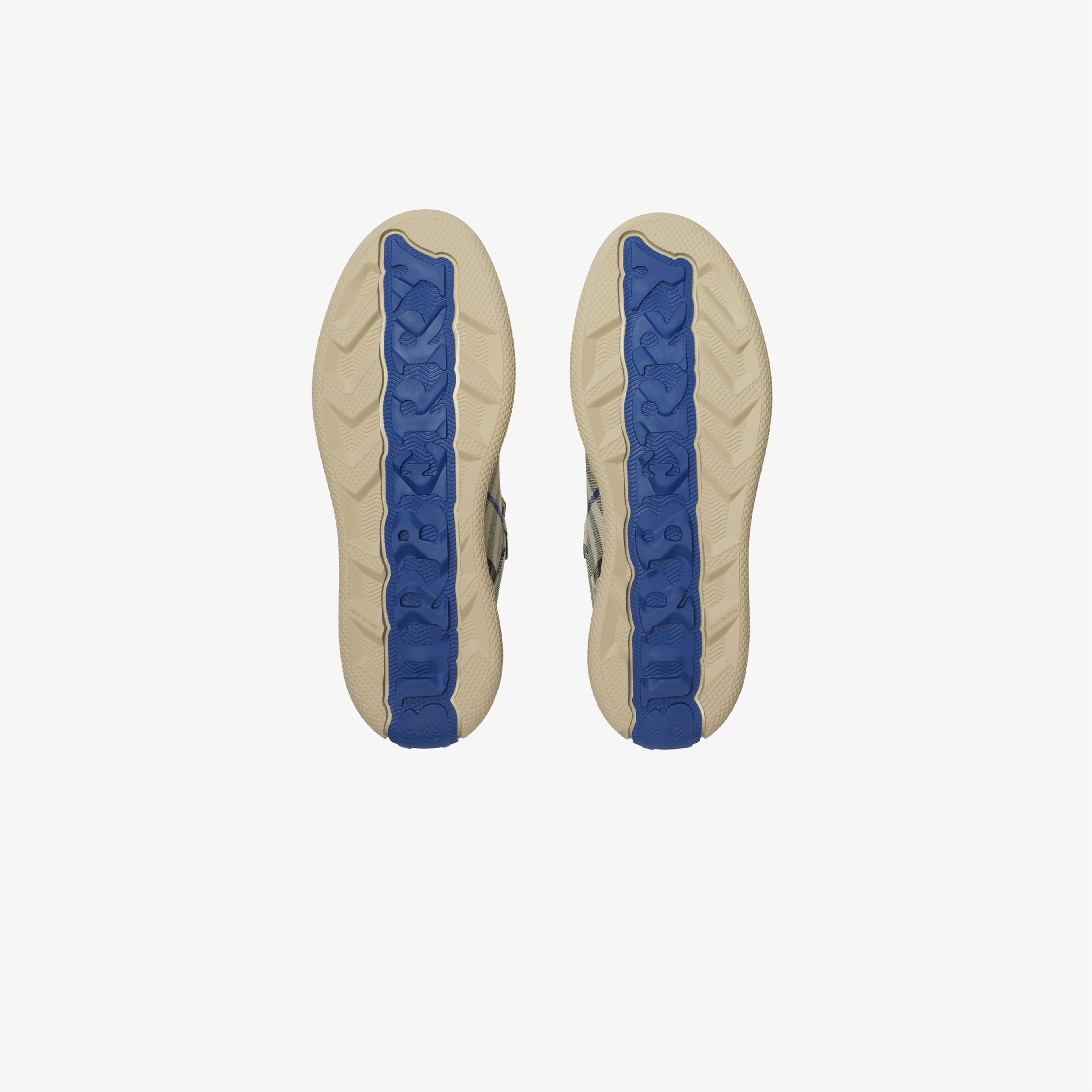 Burberry Check Terrace Erkek Krem Rengi Spor Ayakkabı