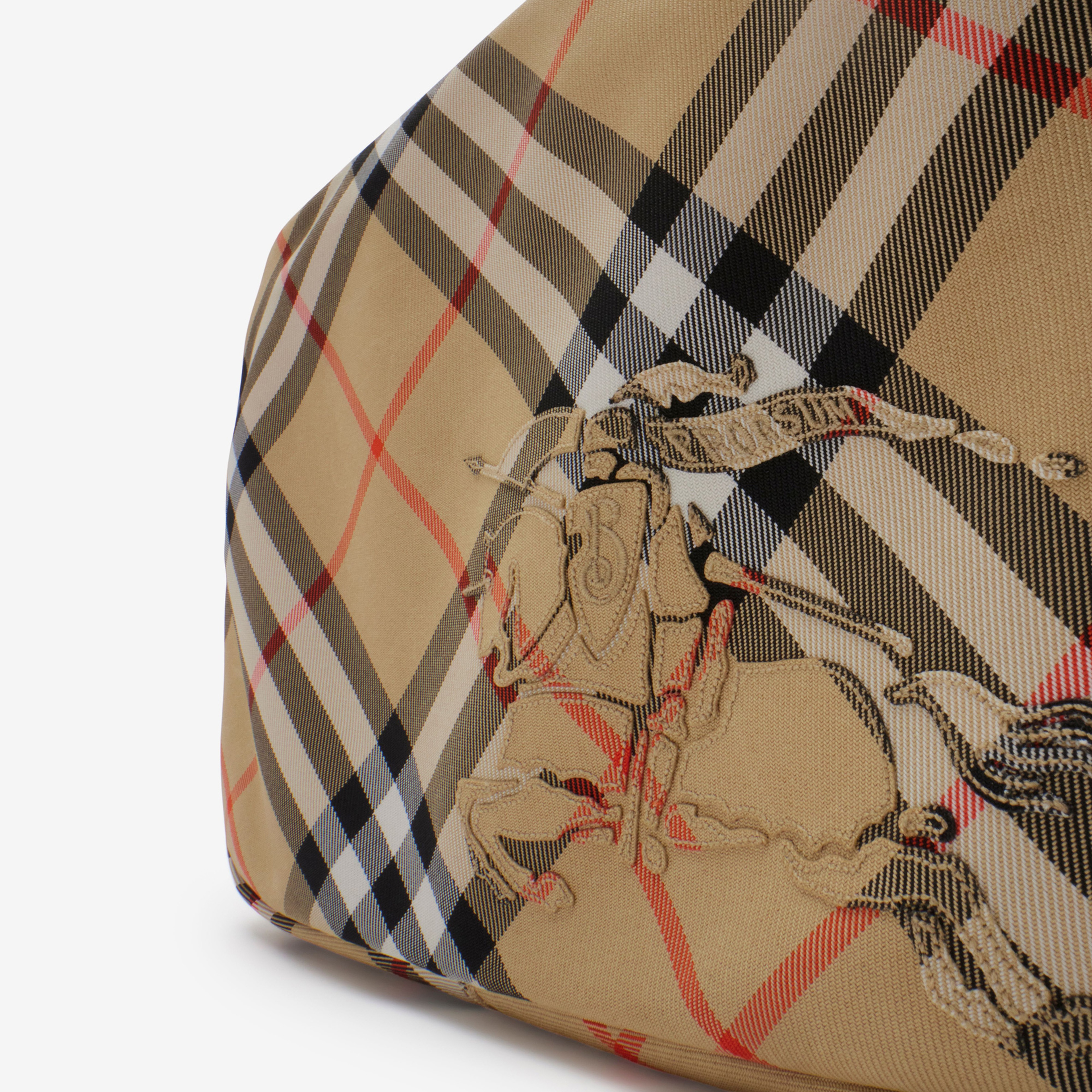 Burberry Check Crossbody Erkek Bej Omuz Çantası