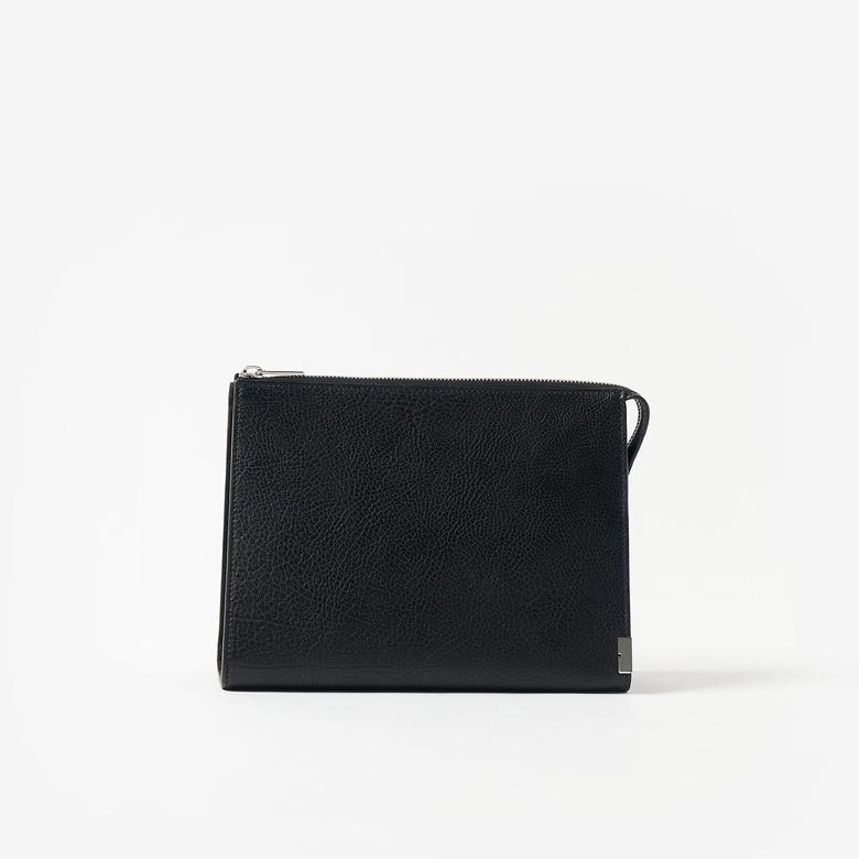 Burberry B Cut Erkek Siyah El Çantası