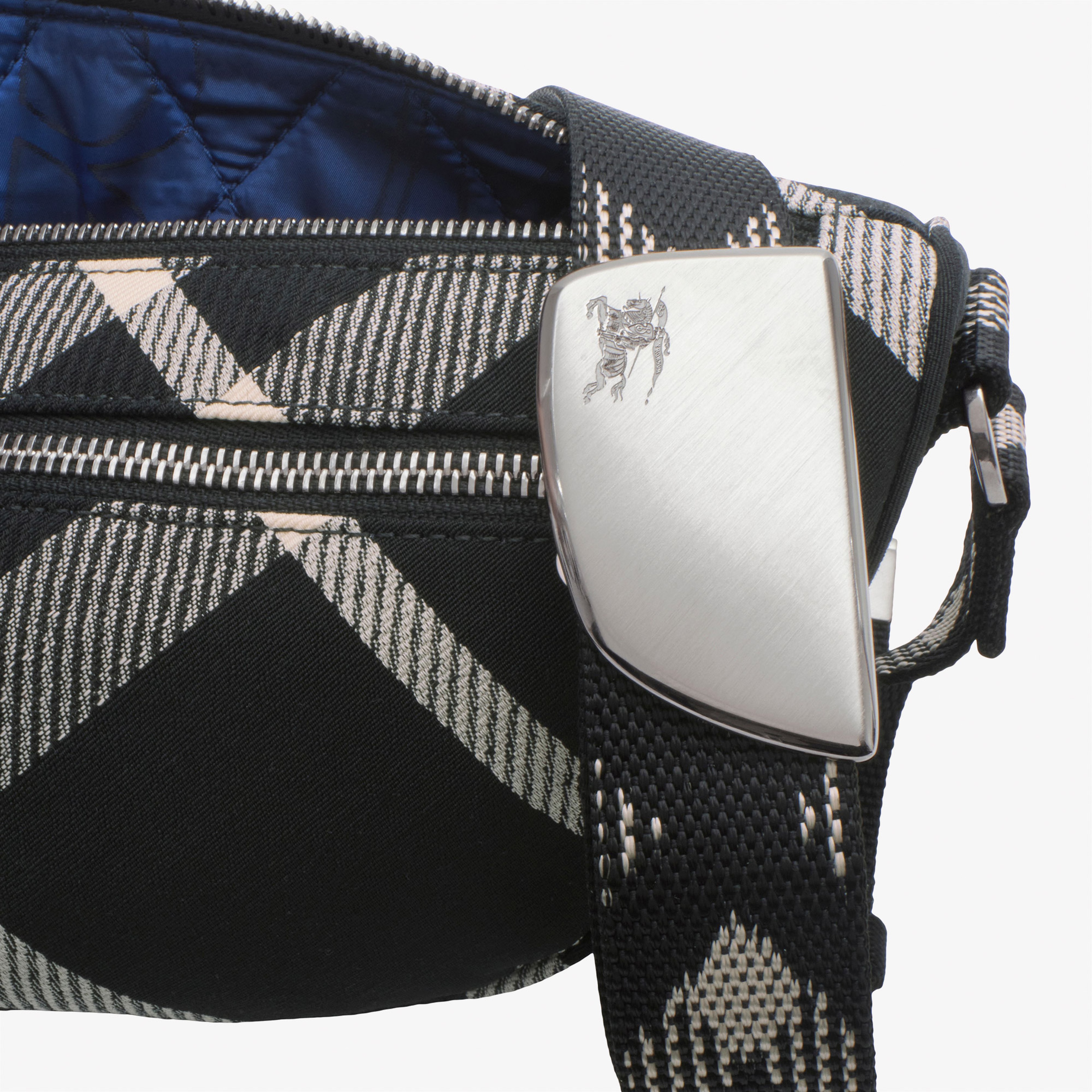 Burberry Small Shield Messenger Erkek Siyah Omuz Çantası