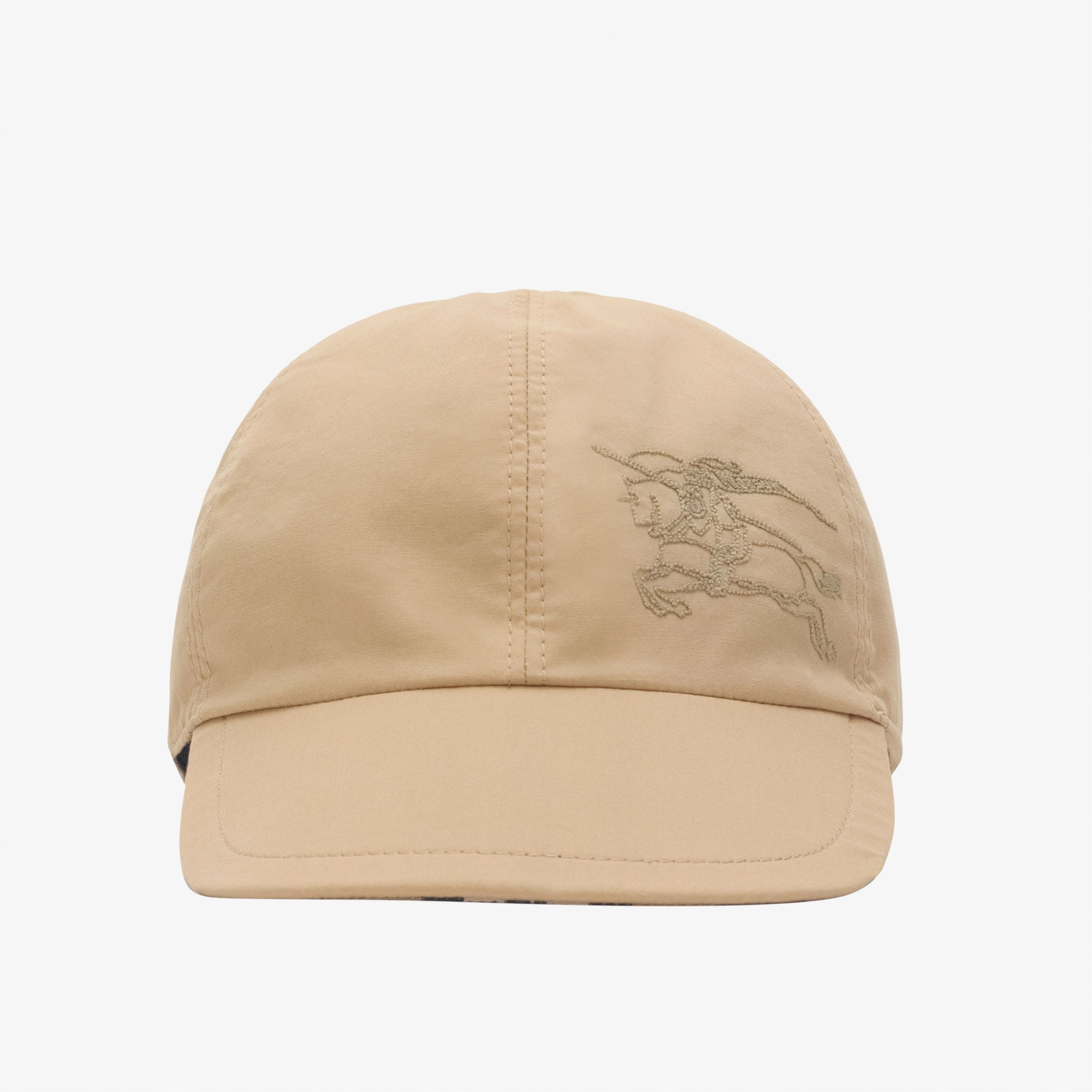 Burberry Reversible Pamuklu Baseball Çocuk Bej Şapka