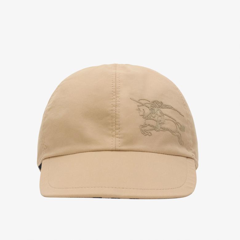 Burberry Reversible Pamuklu Baseball Çocuk Bej Şapka