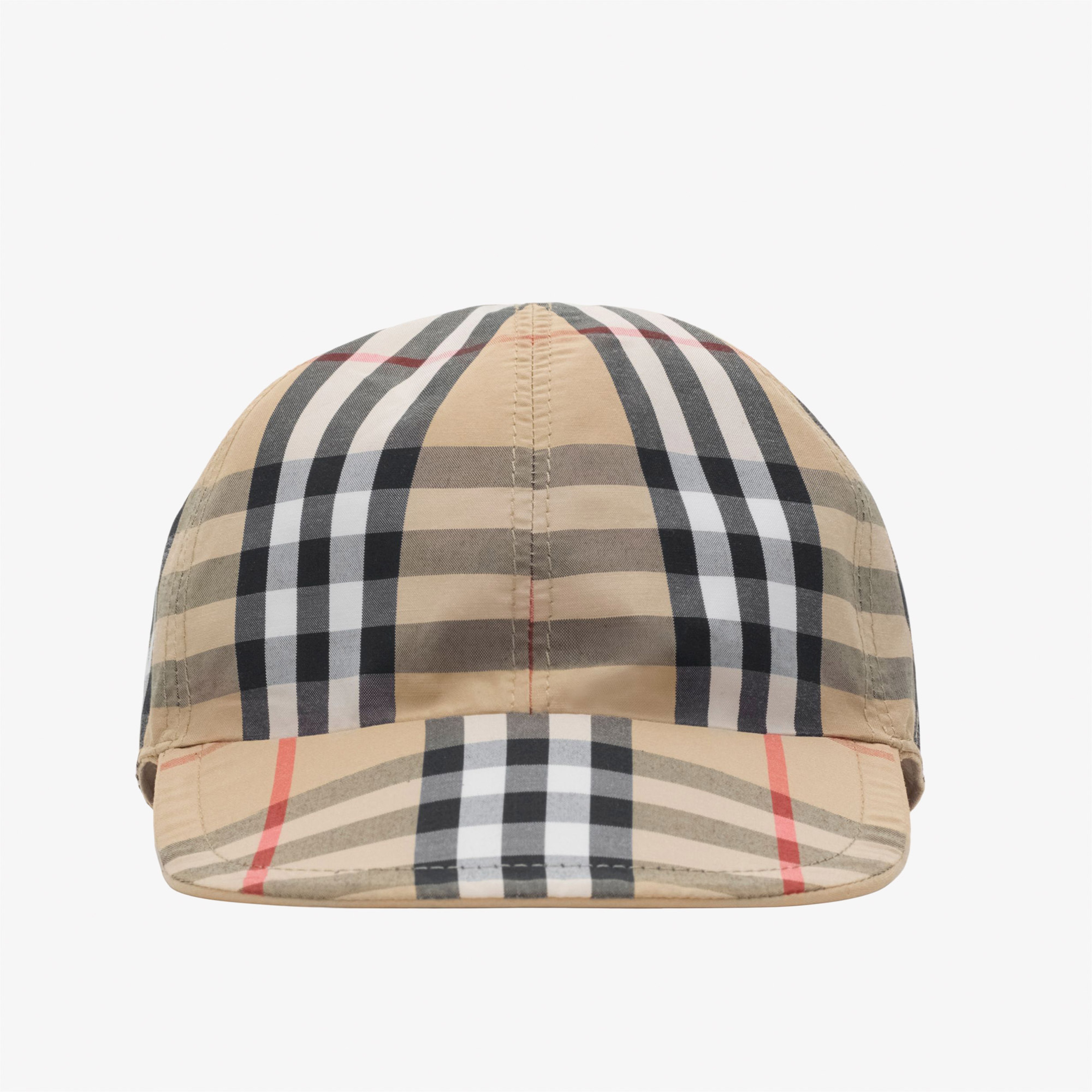 Burberry Reversible Pamuklu Baseball Çocuk Bej Şapka