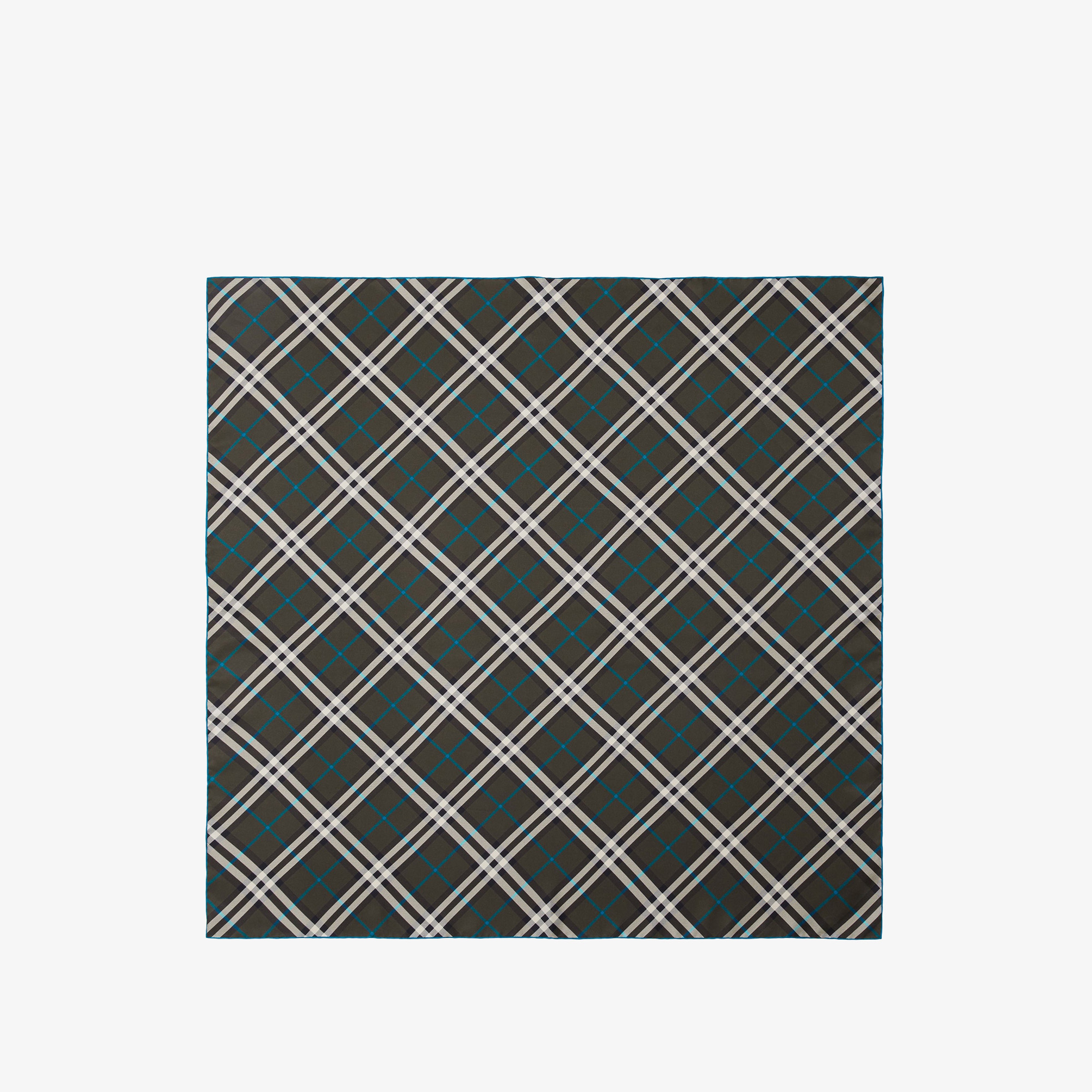Burberry Check İpek Kadın Haki Atkı