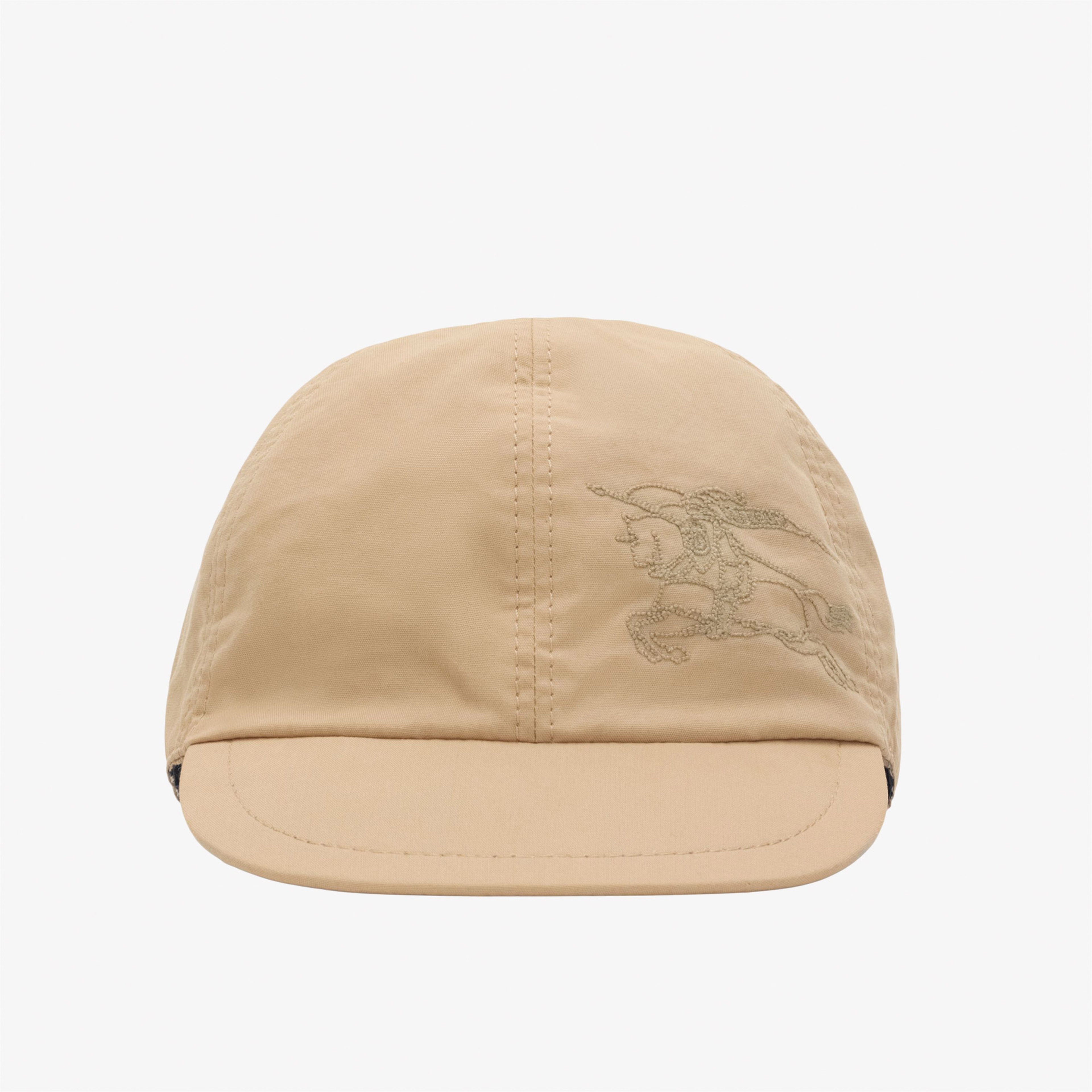 Burberry Reversible Pamuklu Baseball Çocuk Bej Şapka