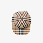 Burberry Reversible Pamuklu Baseball Çocuk Bej Şapka