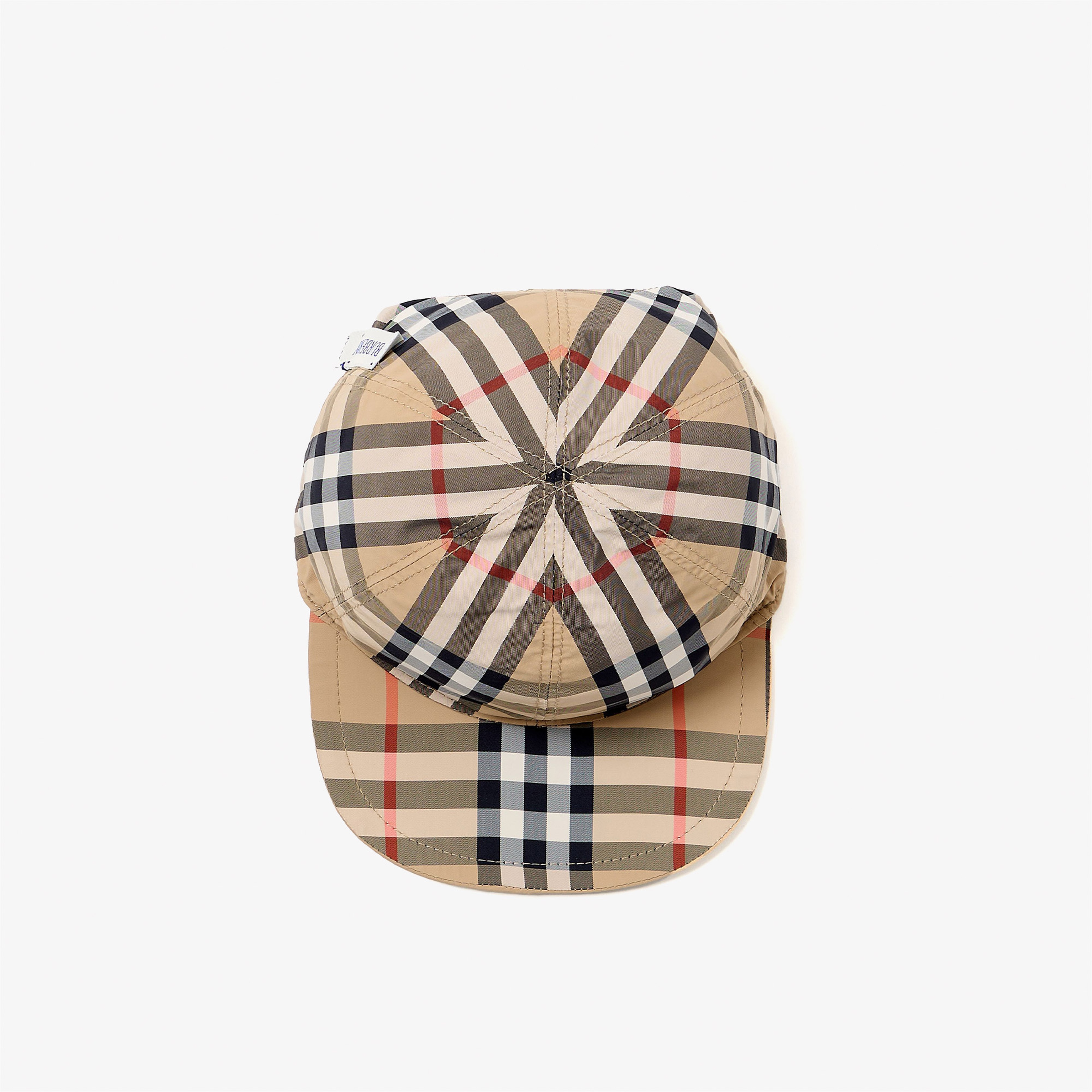 Burberry Reversible Pamuklu Baseball Çocuk Bej Şapka