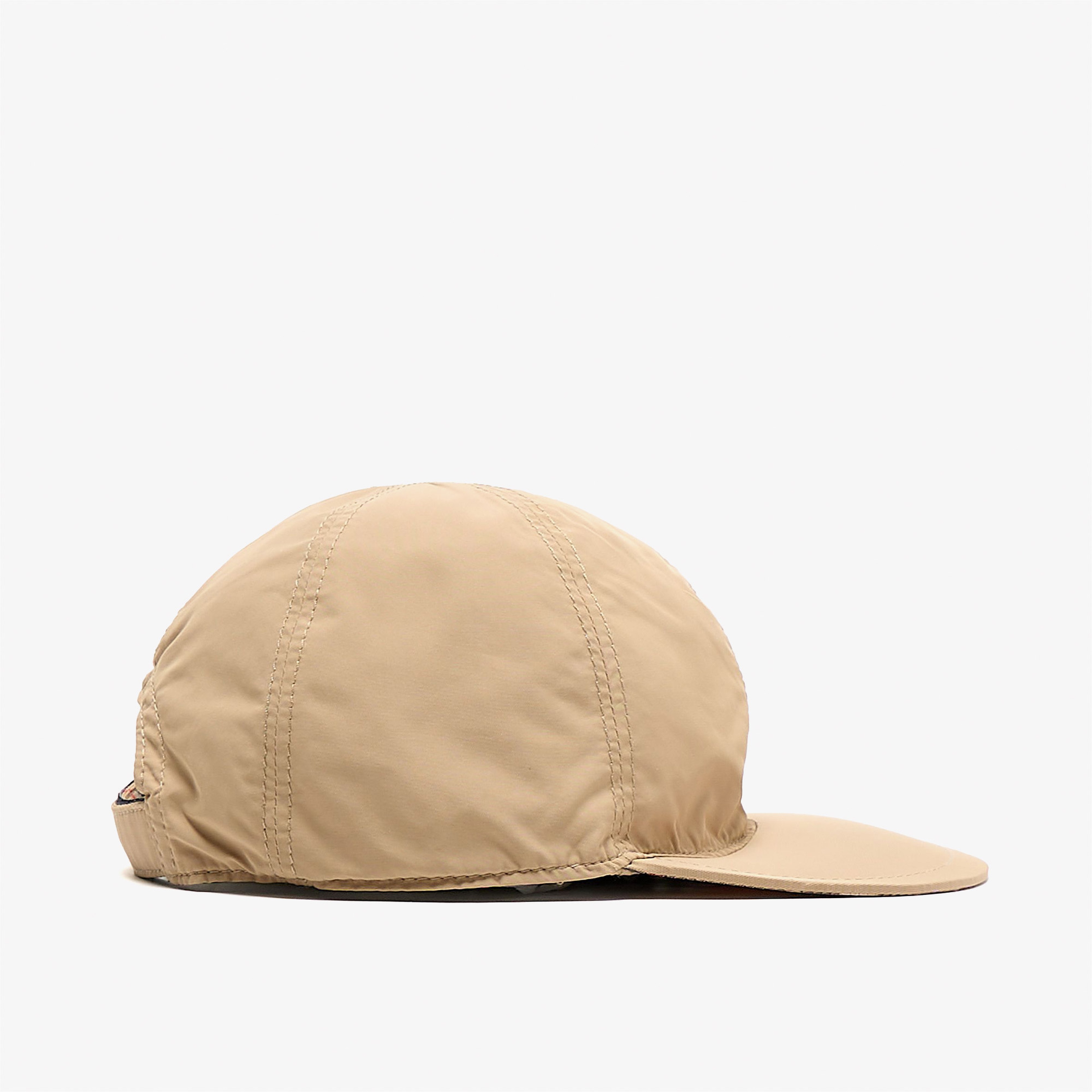 Burberry Reversible Pamuklu Baseball Çocuk Bej Şapka