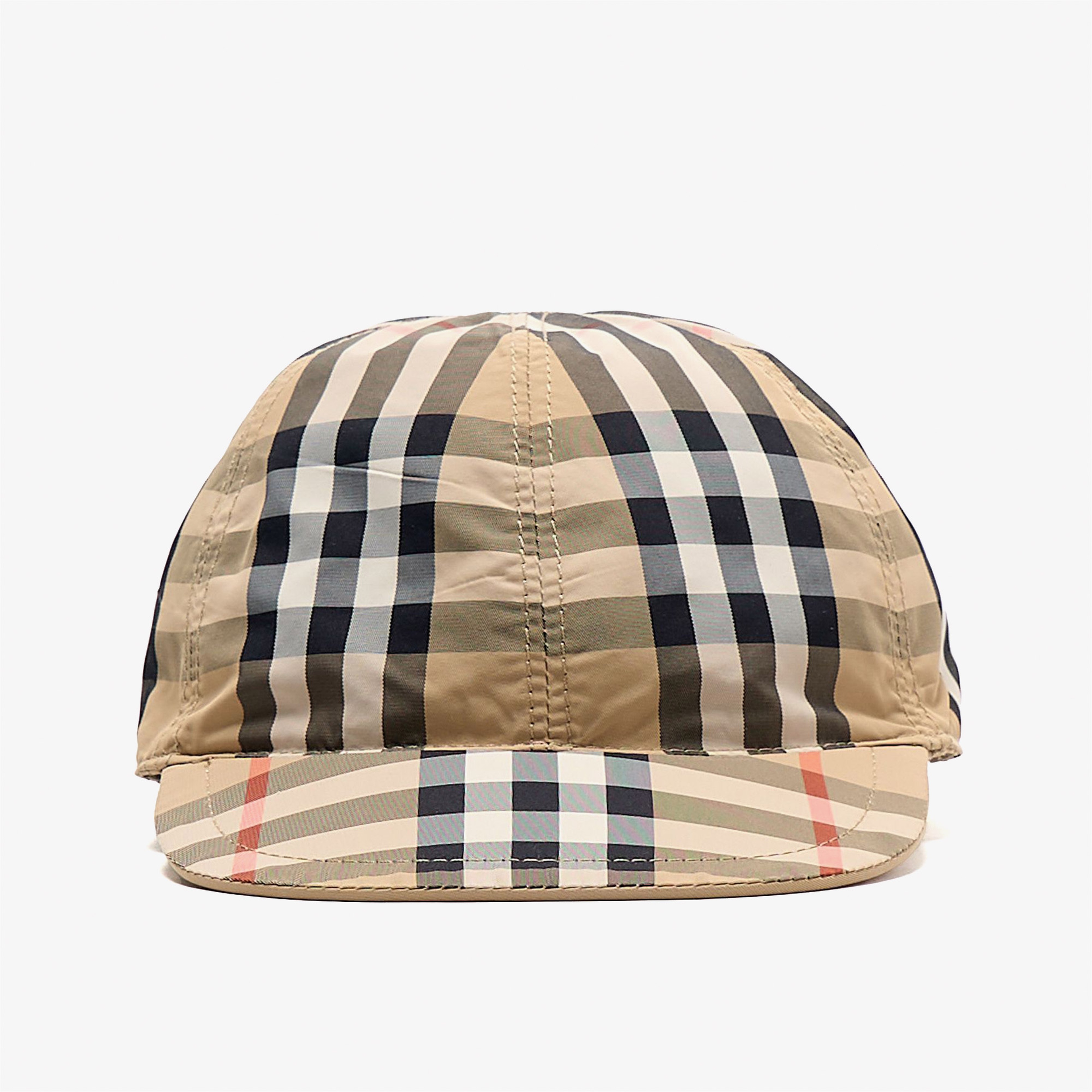 Burberry Reversible Pamuklu Baseball Çocuk Bej Şapka