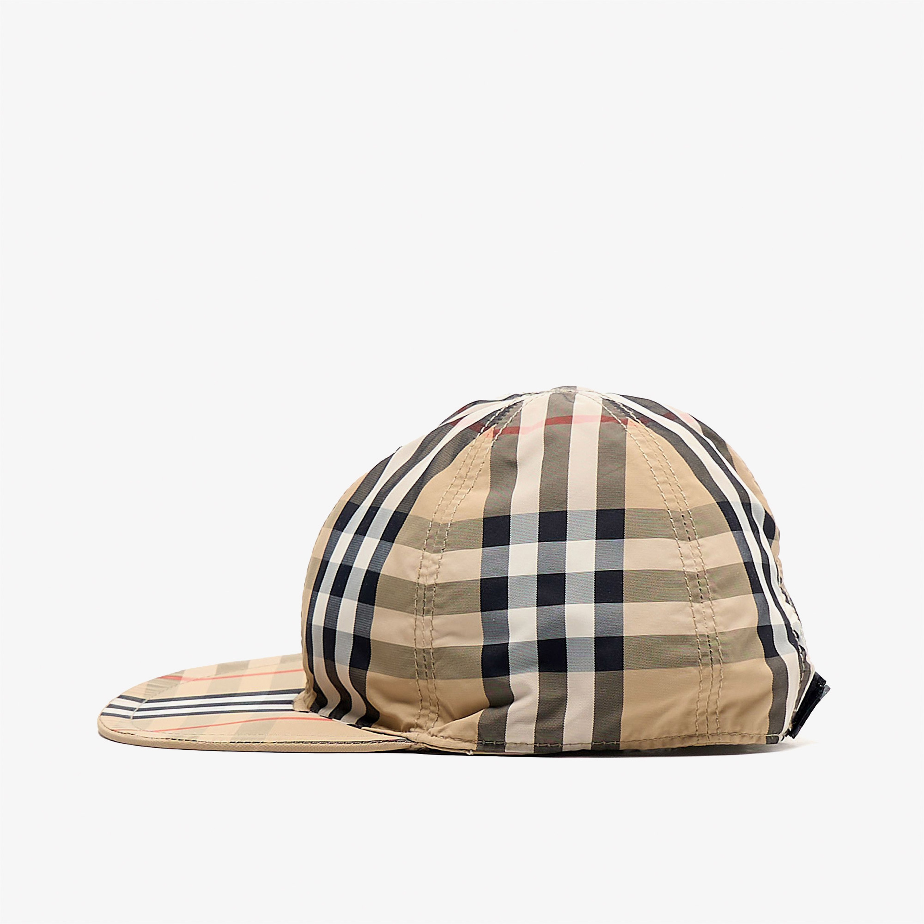 Burberry Reversible Pamuklu Baseball Çocuk Bej Şapka