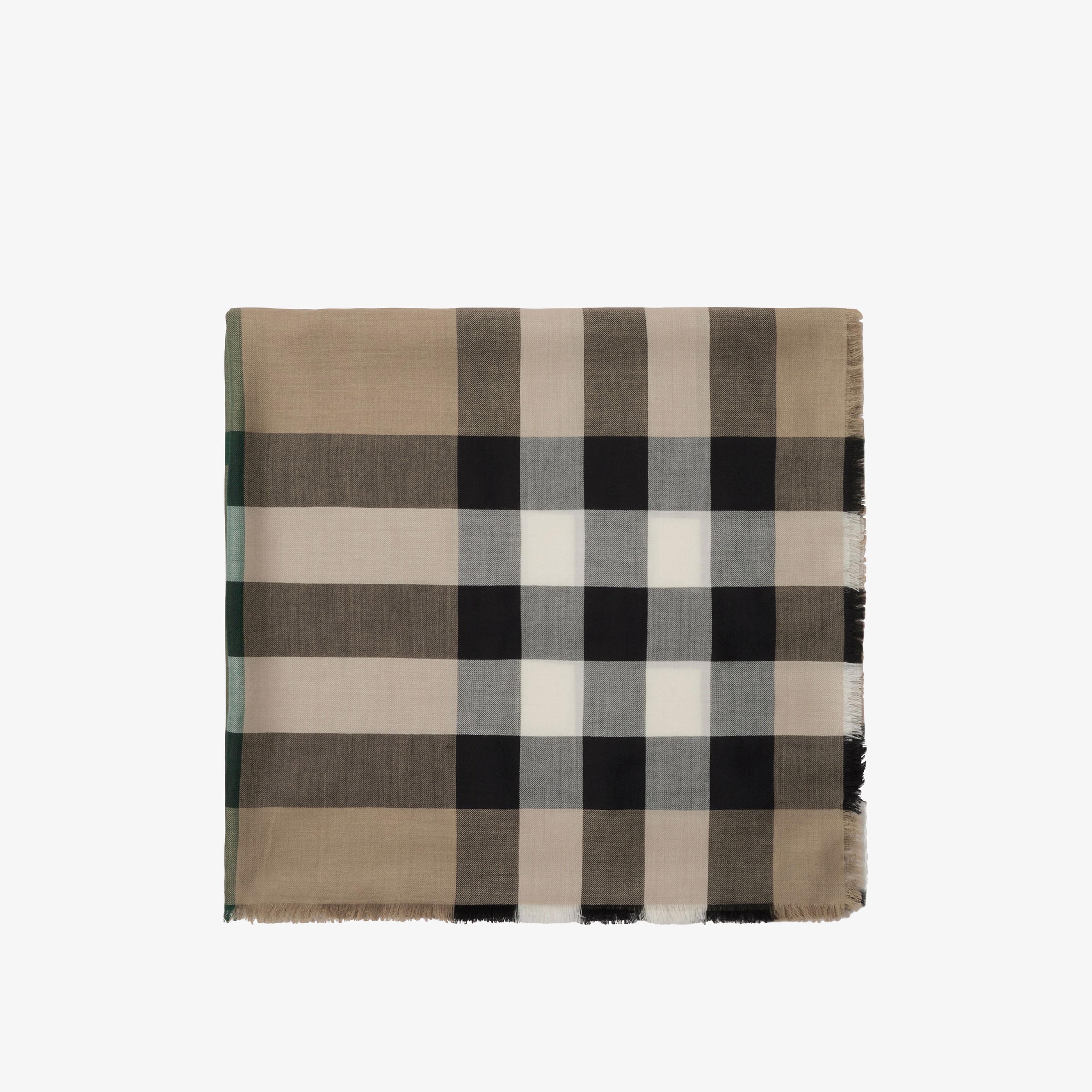 Burberry Check Kaşmir İpek Kadın Kahverengi Atkı
