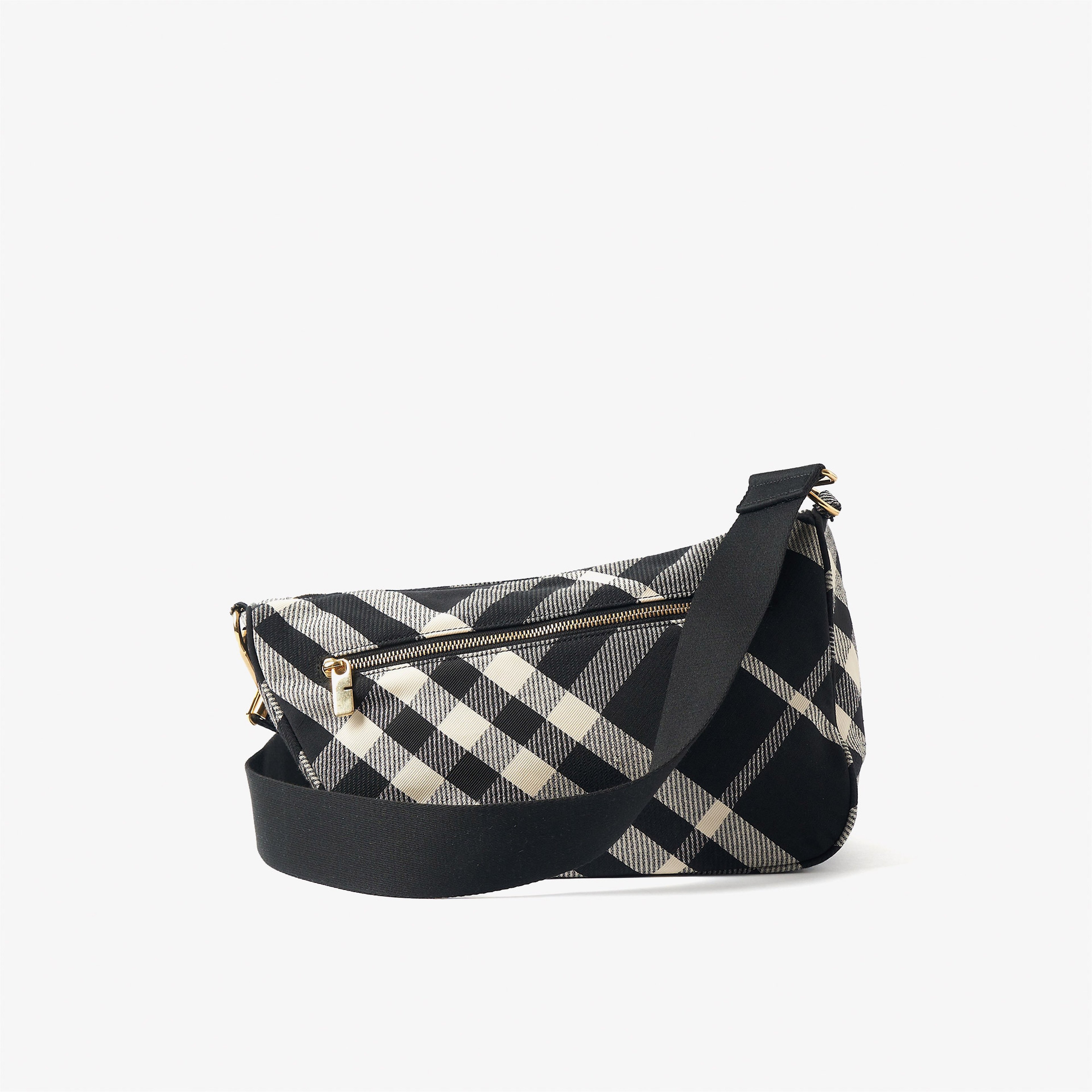 Burberry Medium Shield Messenger Kadın Siyah Postacı Çantası