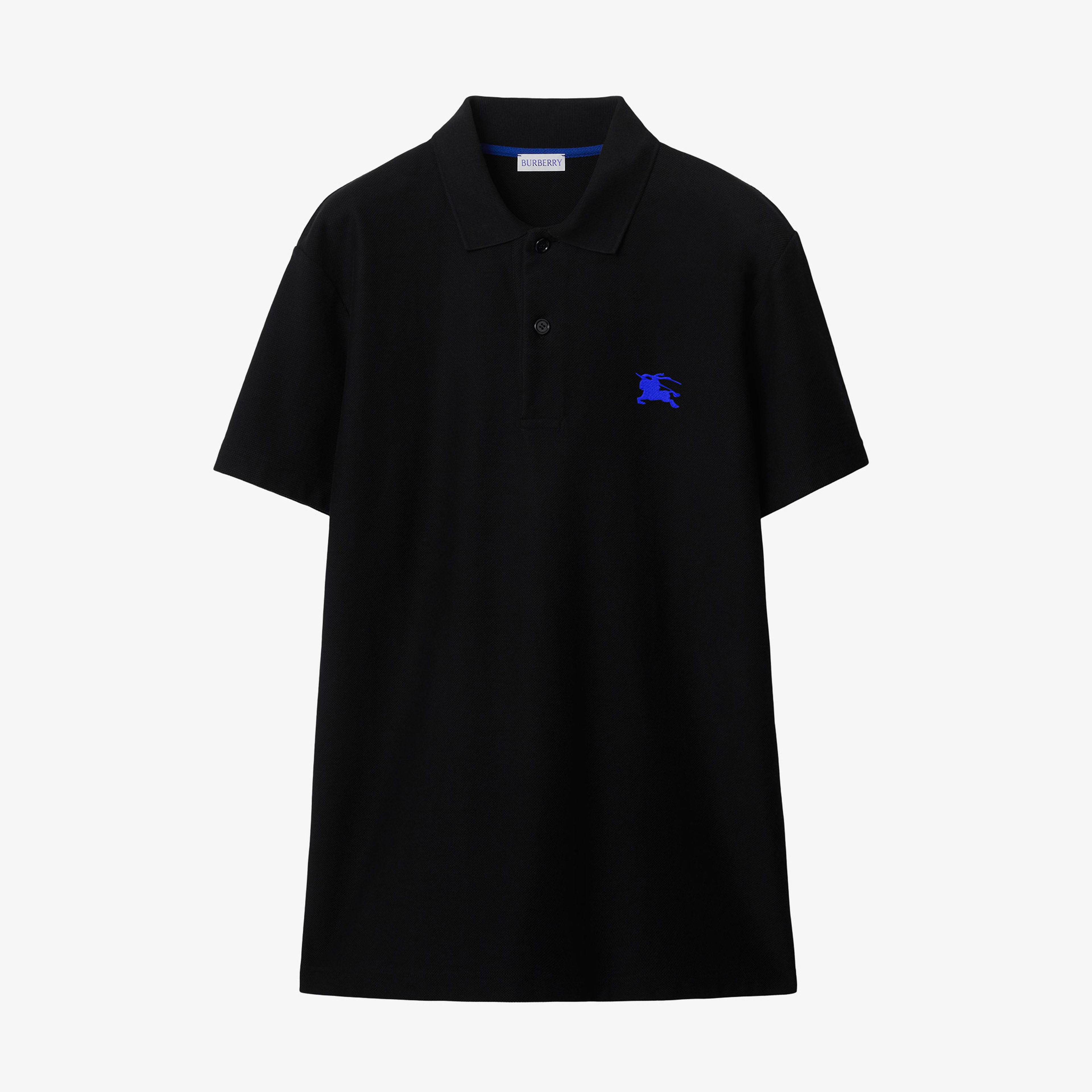 Burberry Pamuklu Erkek Siyah Polo