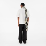 Burberry Check Kaşmir İpek Kadın Krem Rengi Atkı