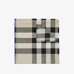 Burberry Check Kaşmir İpek Kadın Krem Rengi Atkı